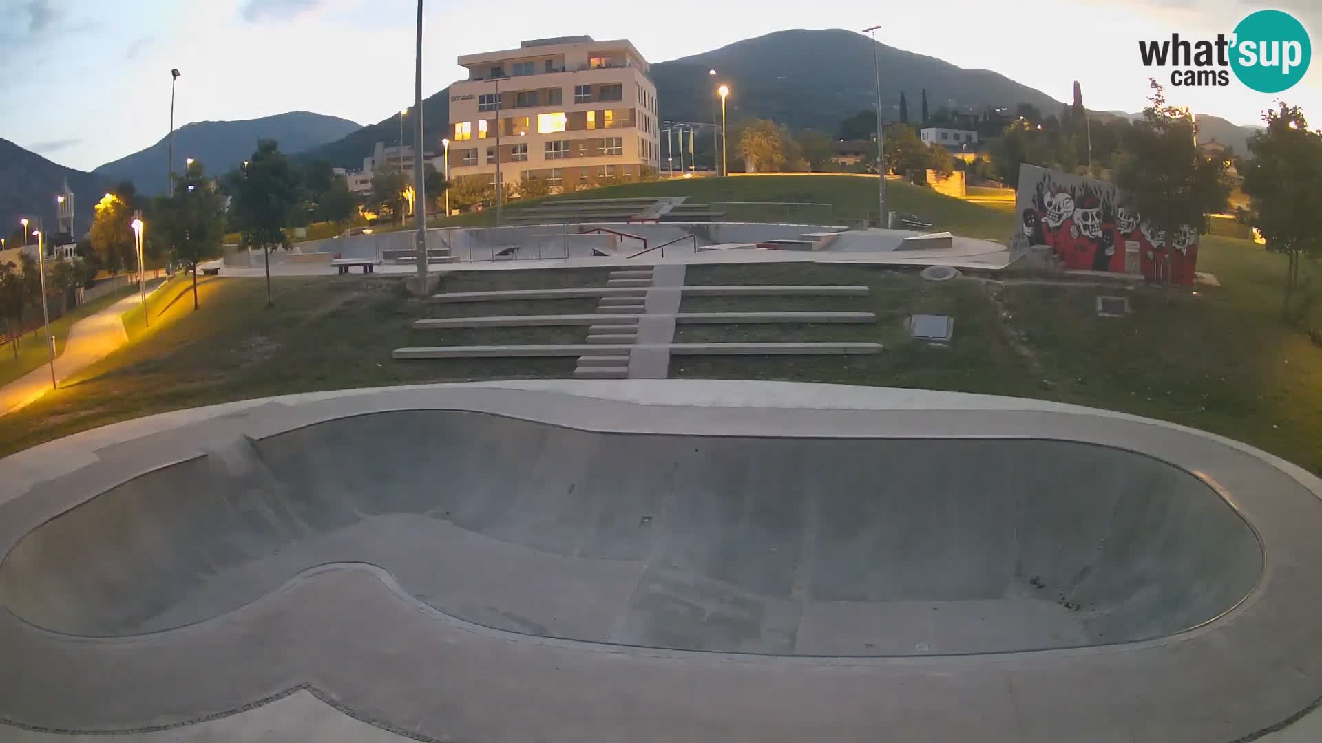 Skate park live cam Nova Gorica – Slovénie