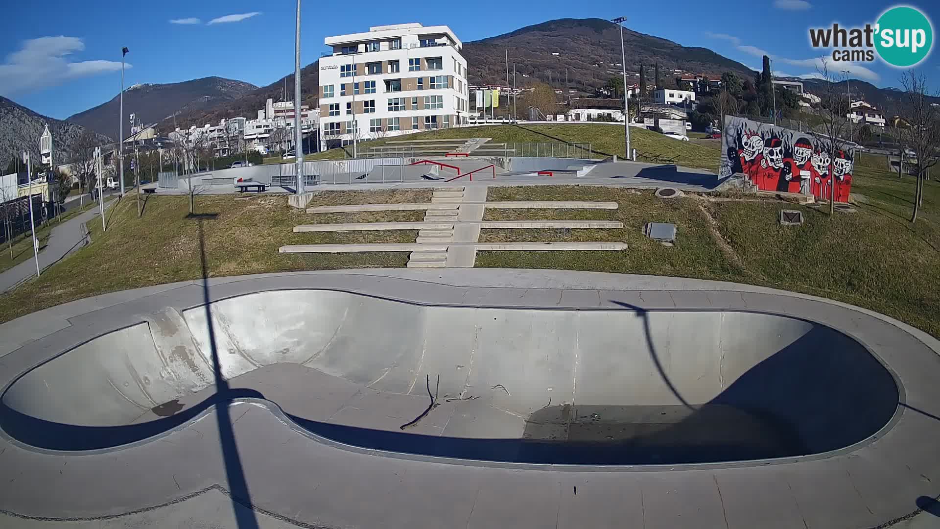 Skate park live cam Nova Gorica – Slovénie