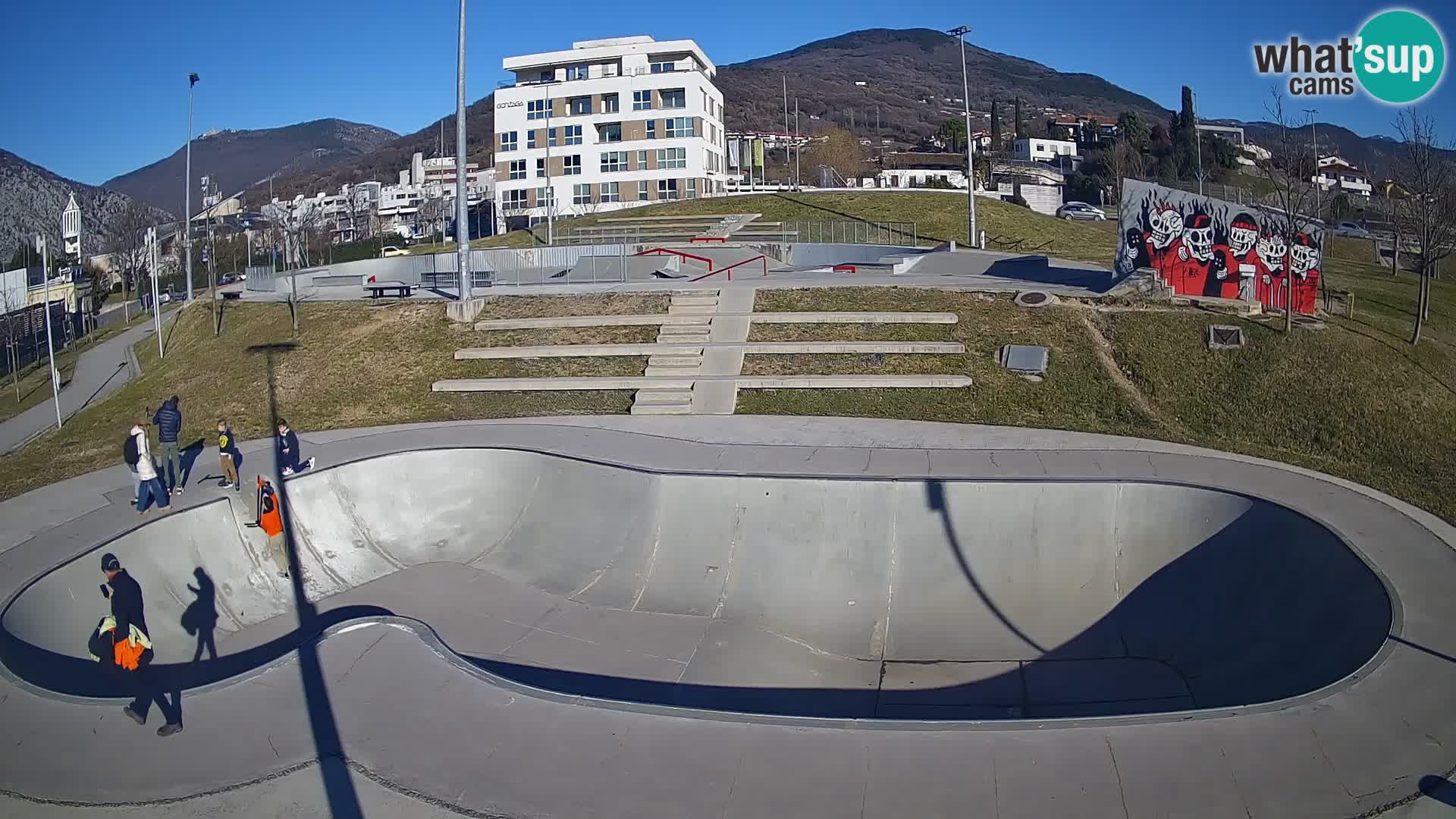 Skate park live cam Nova Gorica – Slovénie