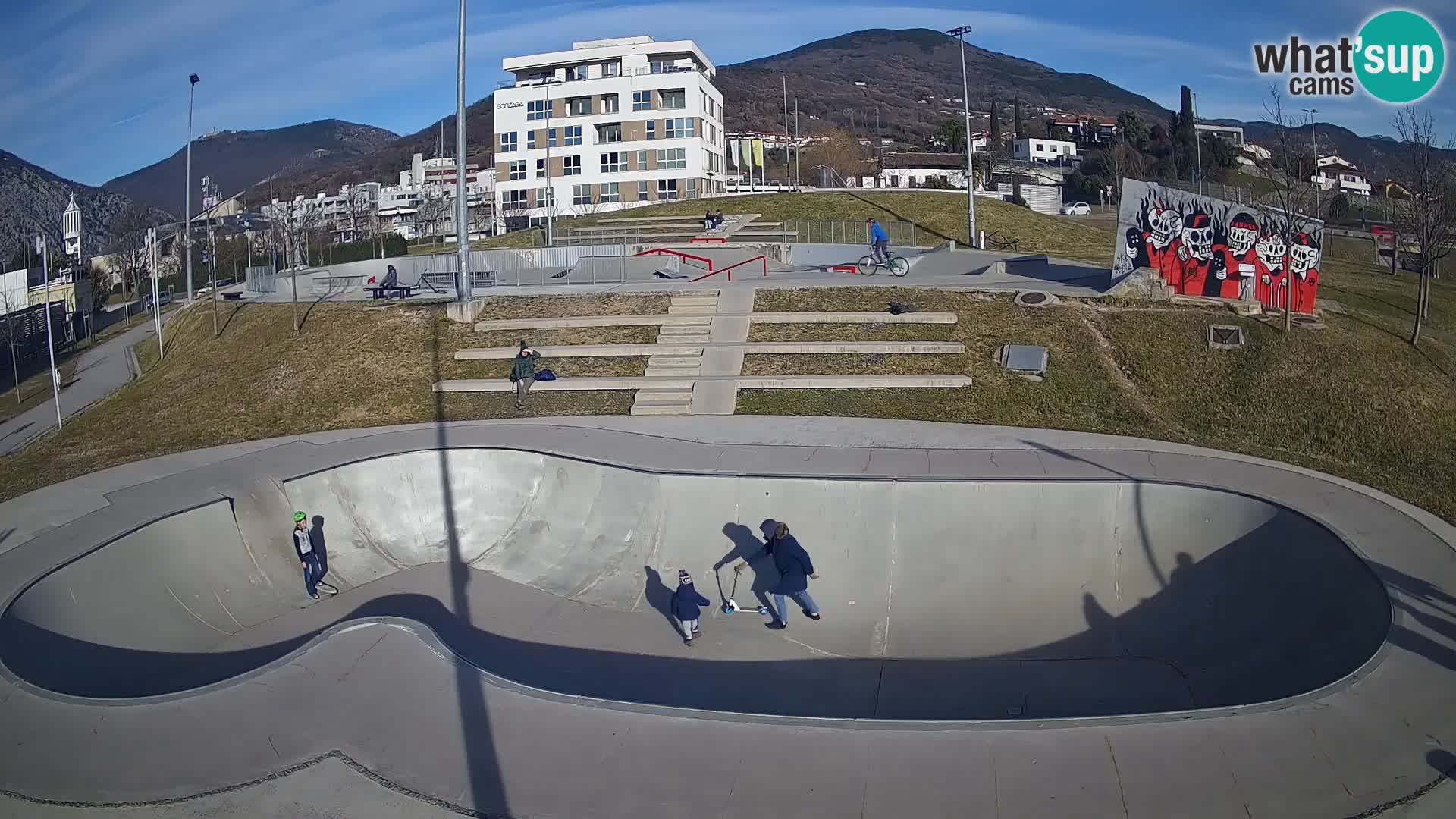 Skate park live cam Nova Gorica – Slovénie