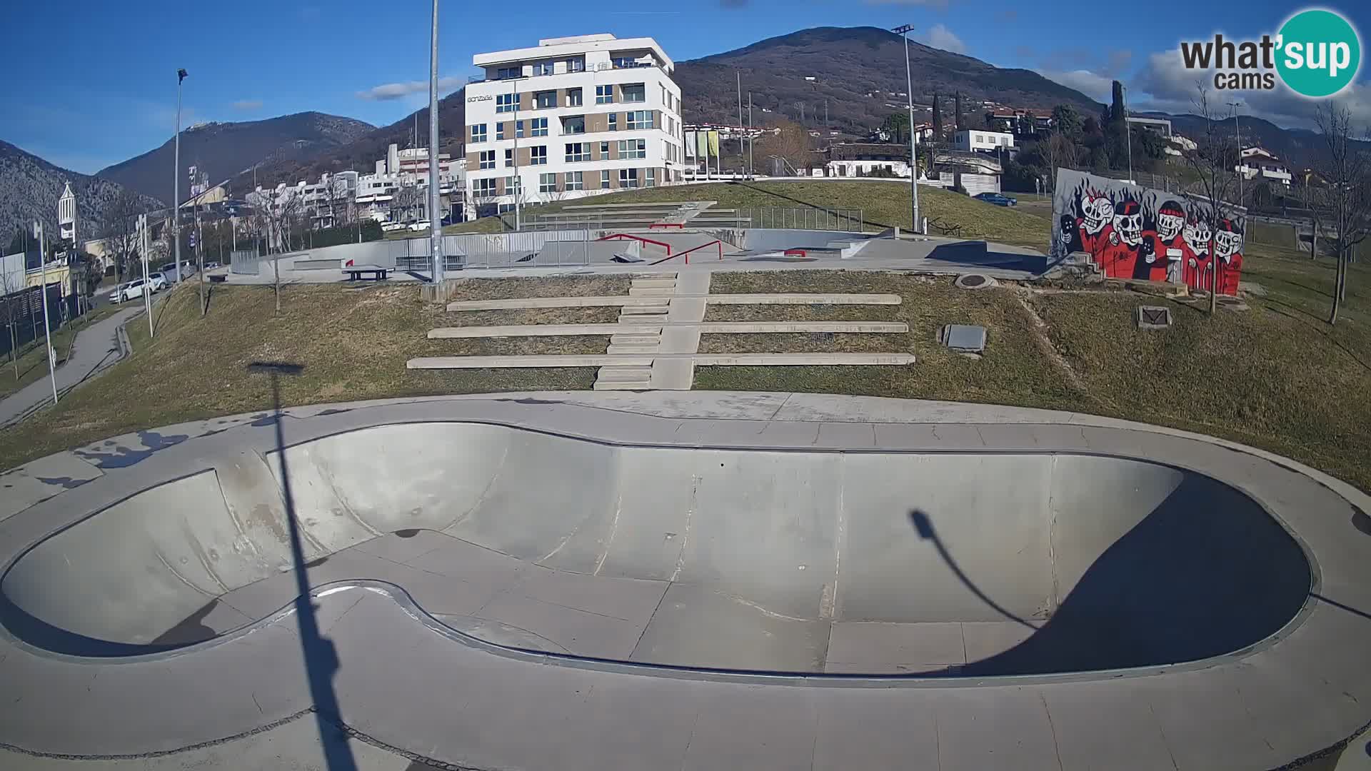 Skate park live cam Nova Gorica – Slovénie