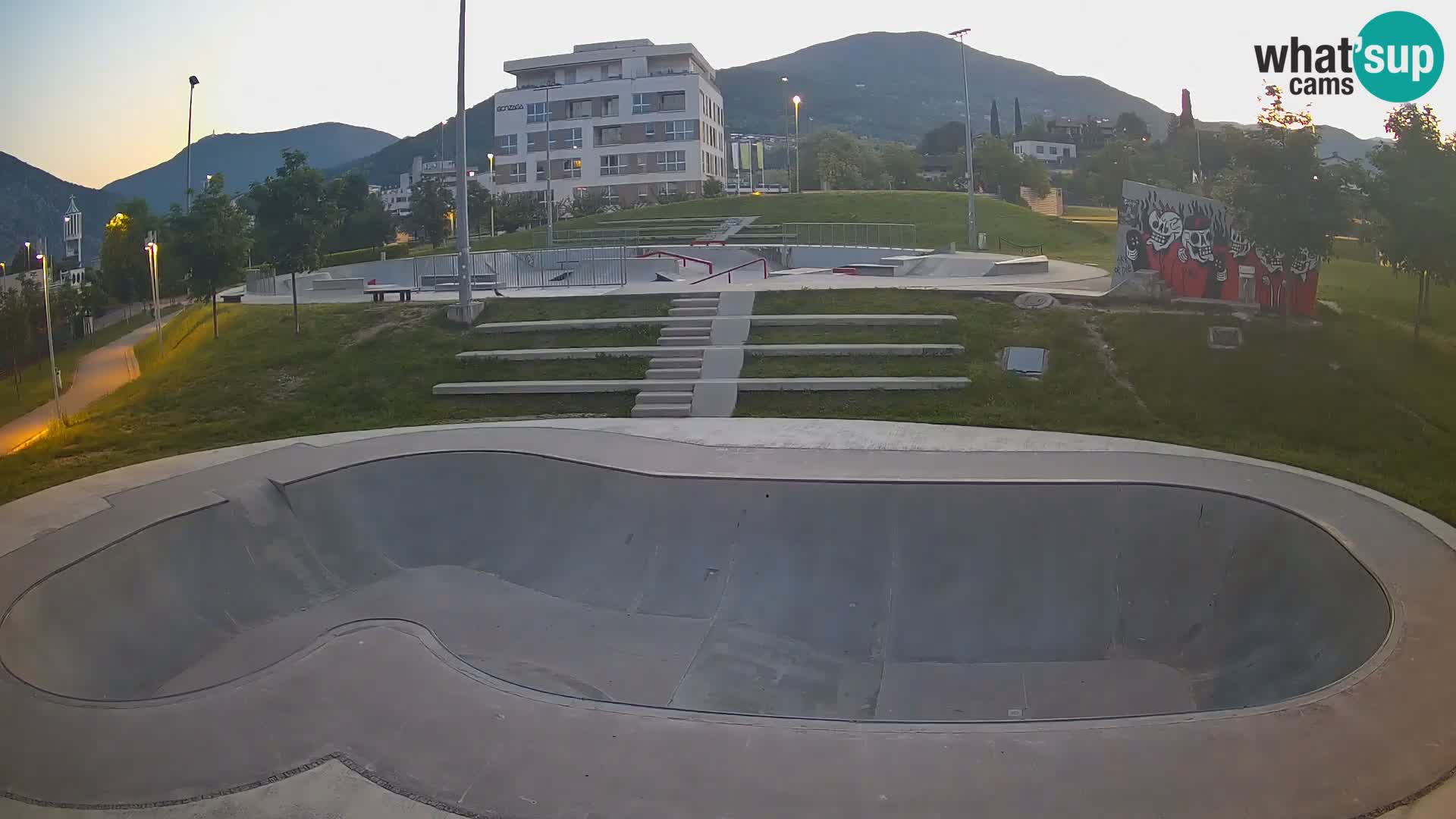 Skate park live cam Nova Gorica – Slovénie