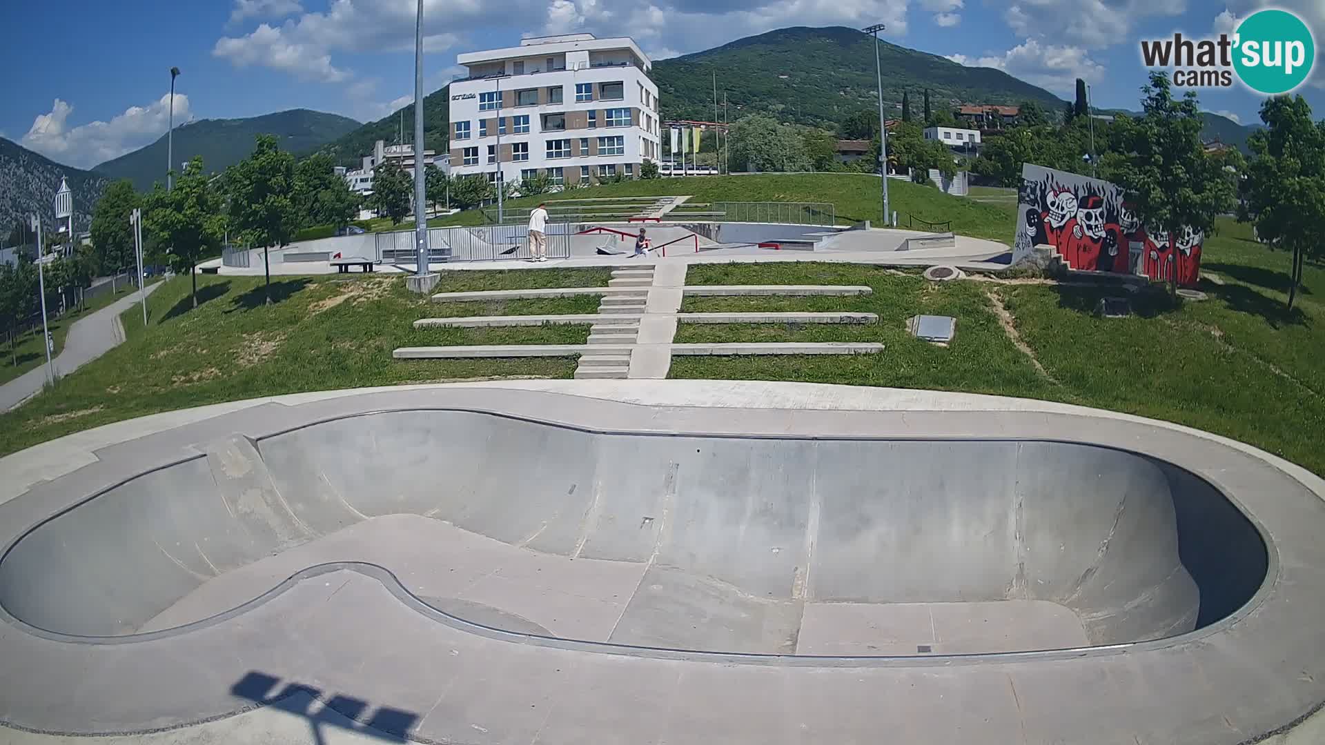Skate park live cam Nova Gorica – Slovénie