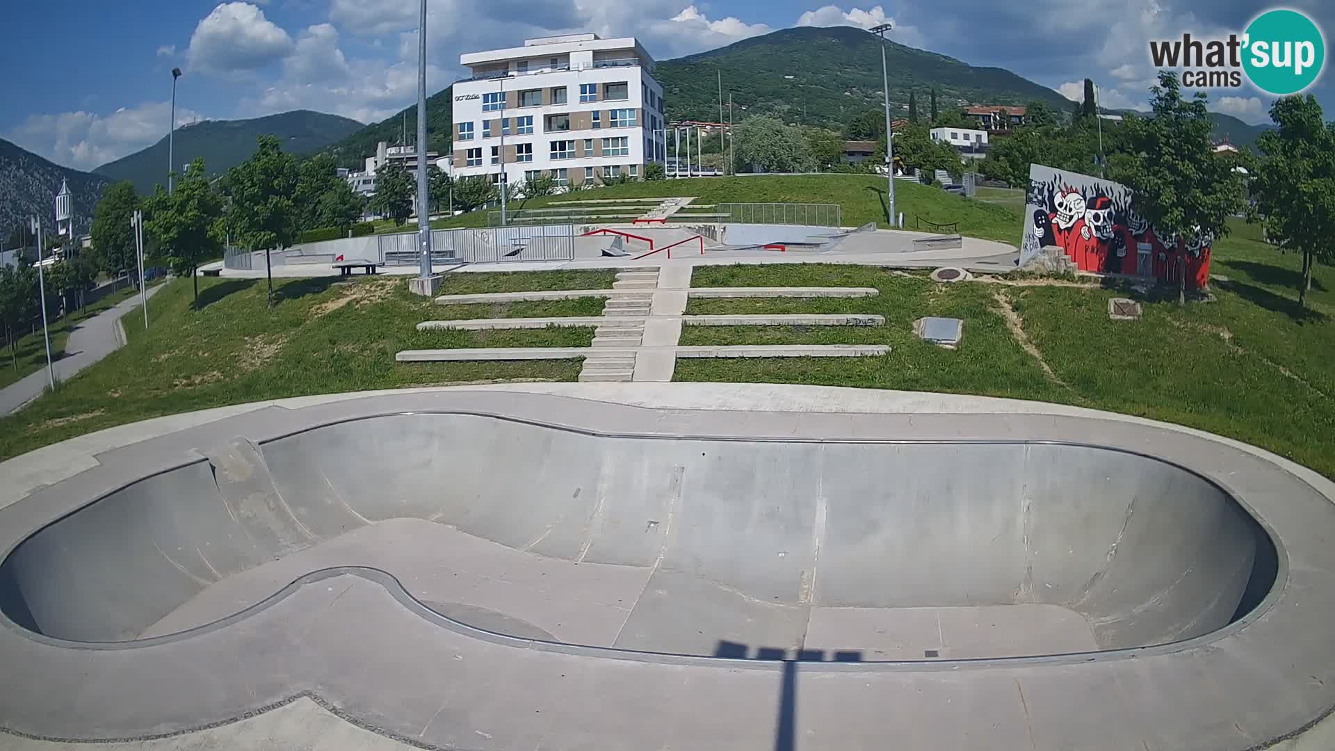 Skate park live cam Nova Gorica – Slovénie