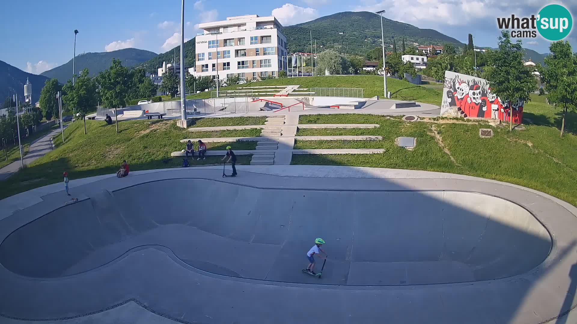 Skate park live cam Nova Gorica – Slovénie