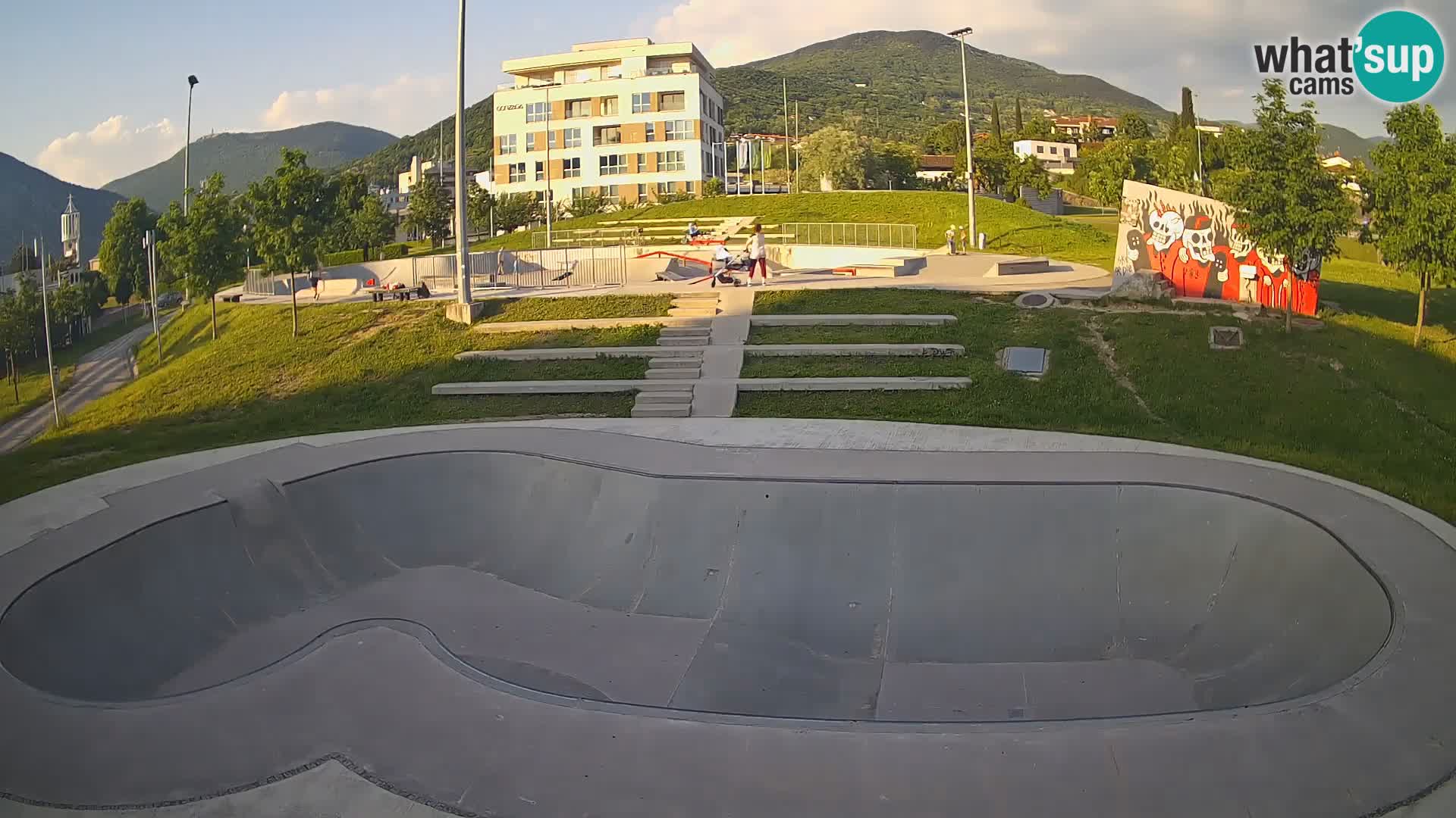 Skate park live cam Nova Gorica – Slovénie