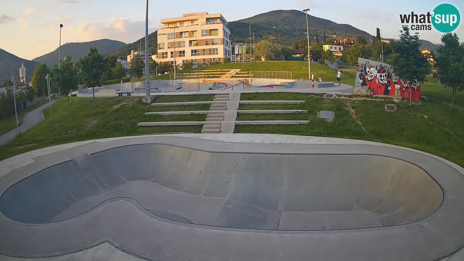 Skate park live cam Nova Gorica – Slovénie