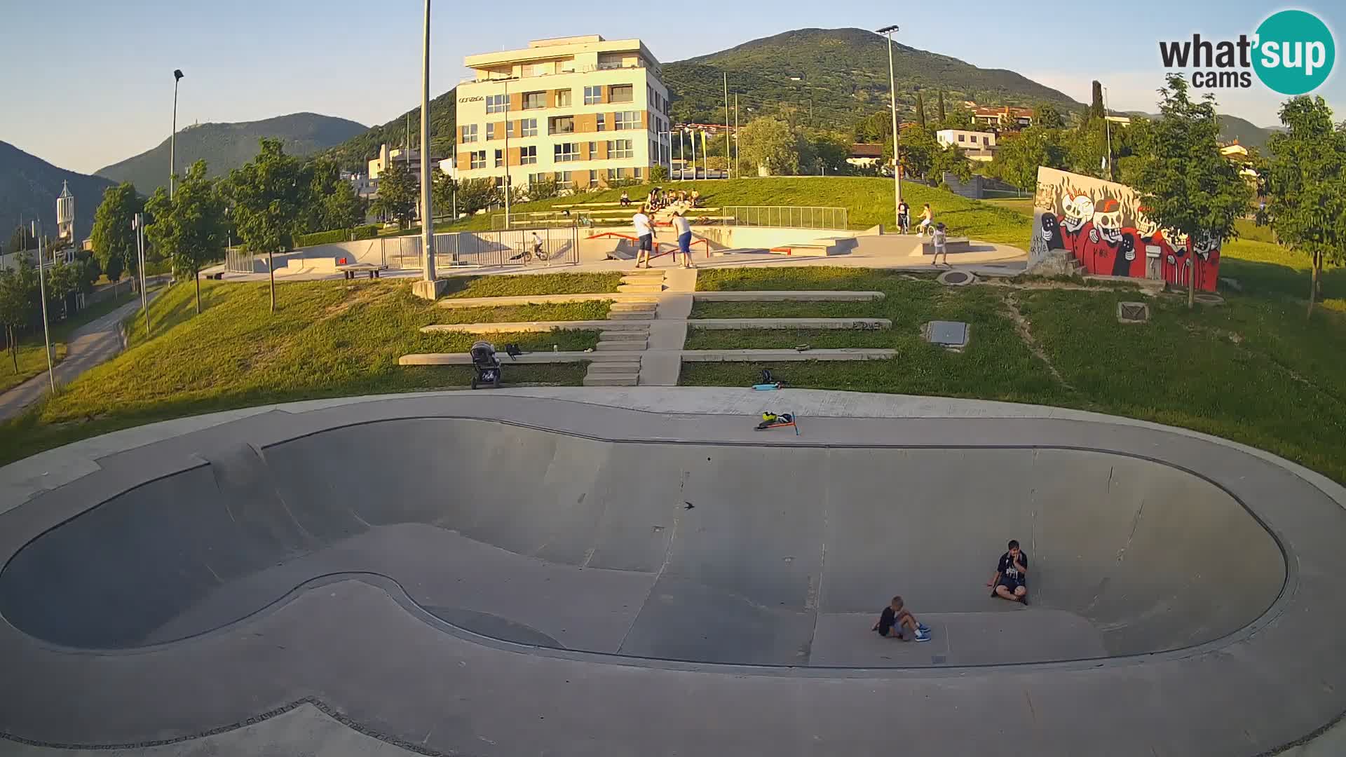 Skate park live cam Nova Gorica – Slovénie