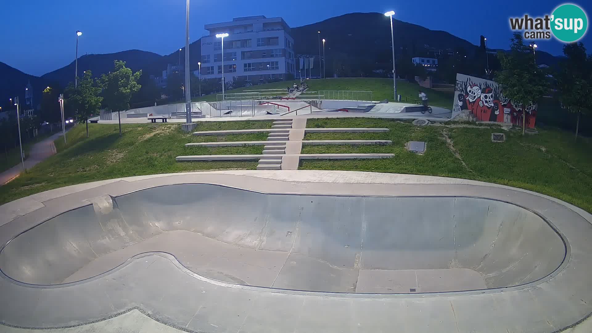 Skate park live cam Nova Gorica – Slovénie