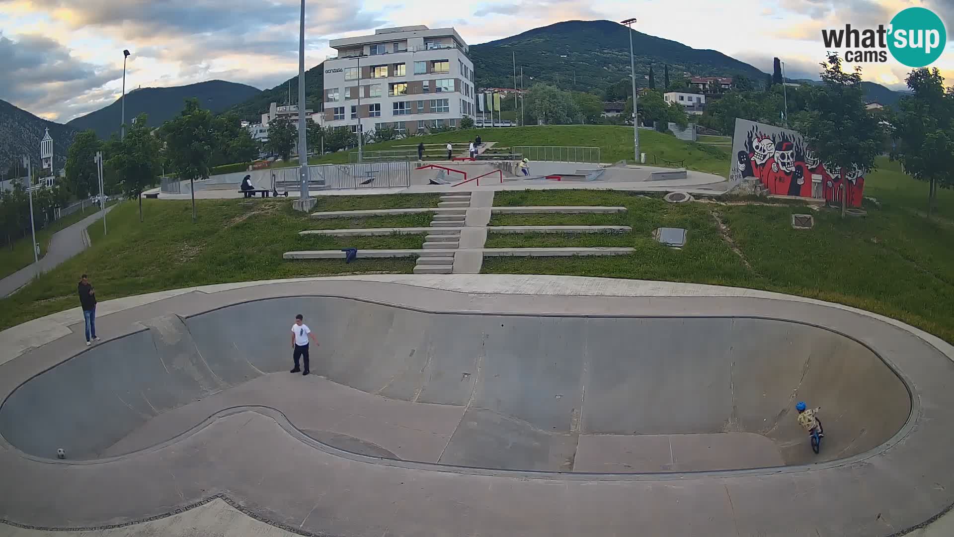 Skate park live cam Nova Gorica – Slovénie