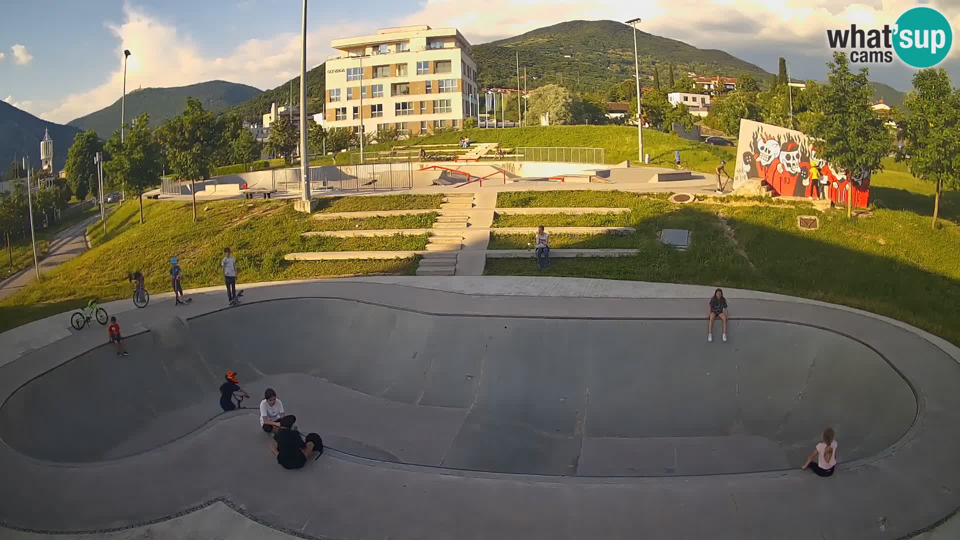 Skate park live cam Nova Gorica – Slovénie