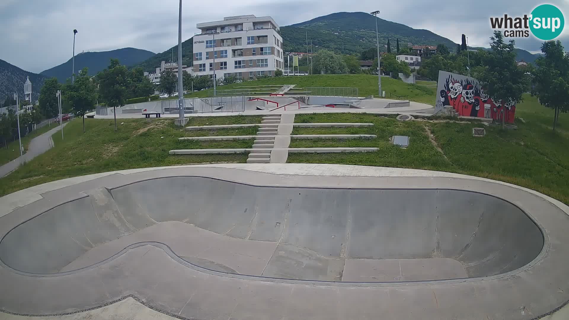 Skate park live cam Nova Gorica – Slovénie