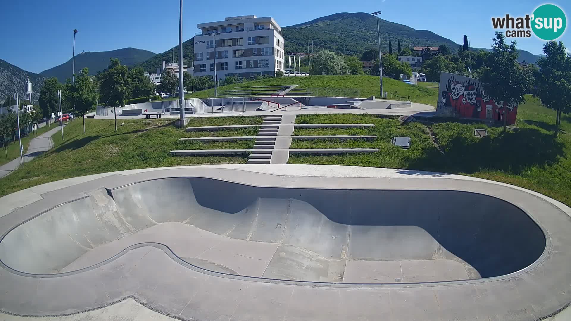 Skate park live cam Nova Gorica – Slovénie