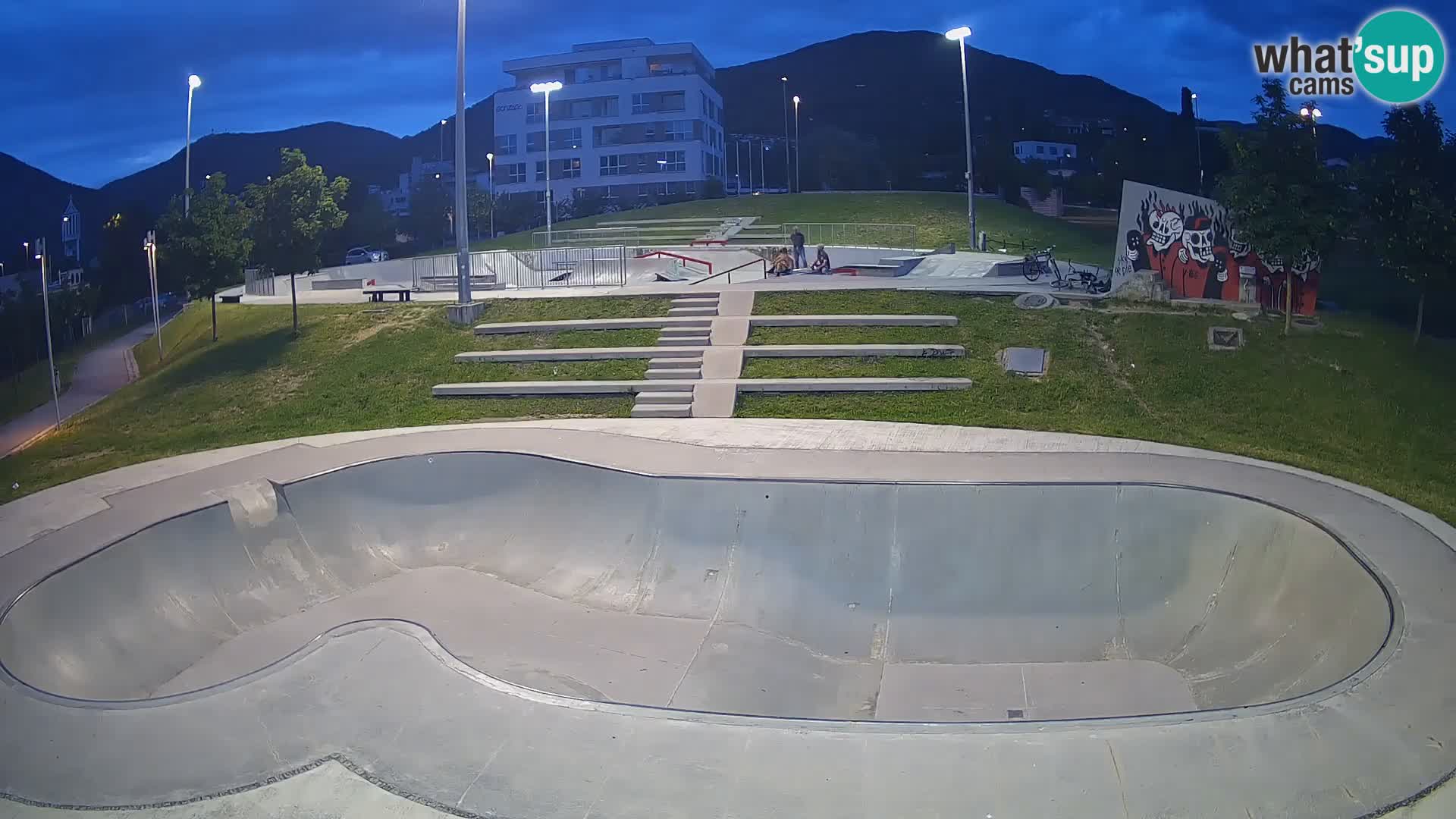 Skate park live cam Nova Gorica – Slovénie