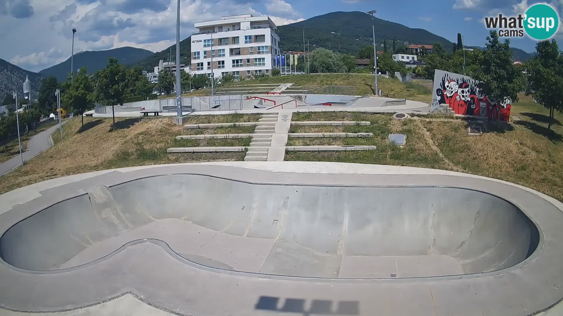 Skate park live cam Nova Gorica – Slovénie