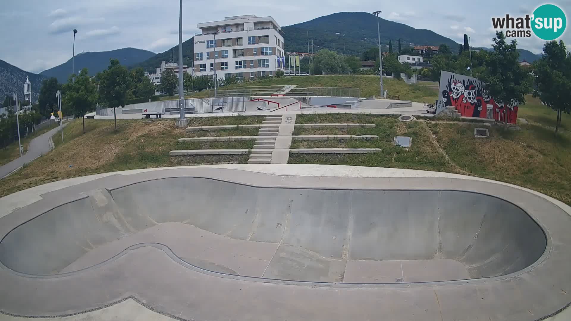 Skate park live cam Nova Gorica – Slovénie