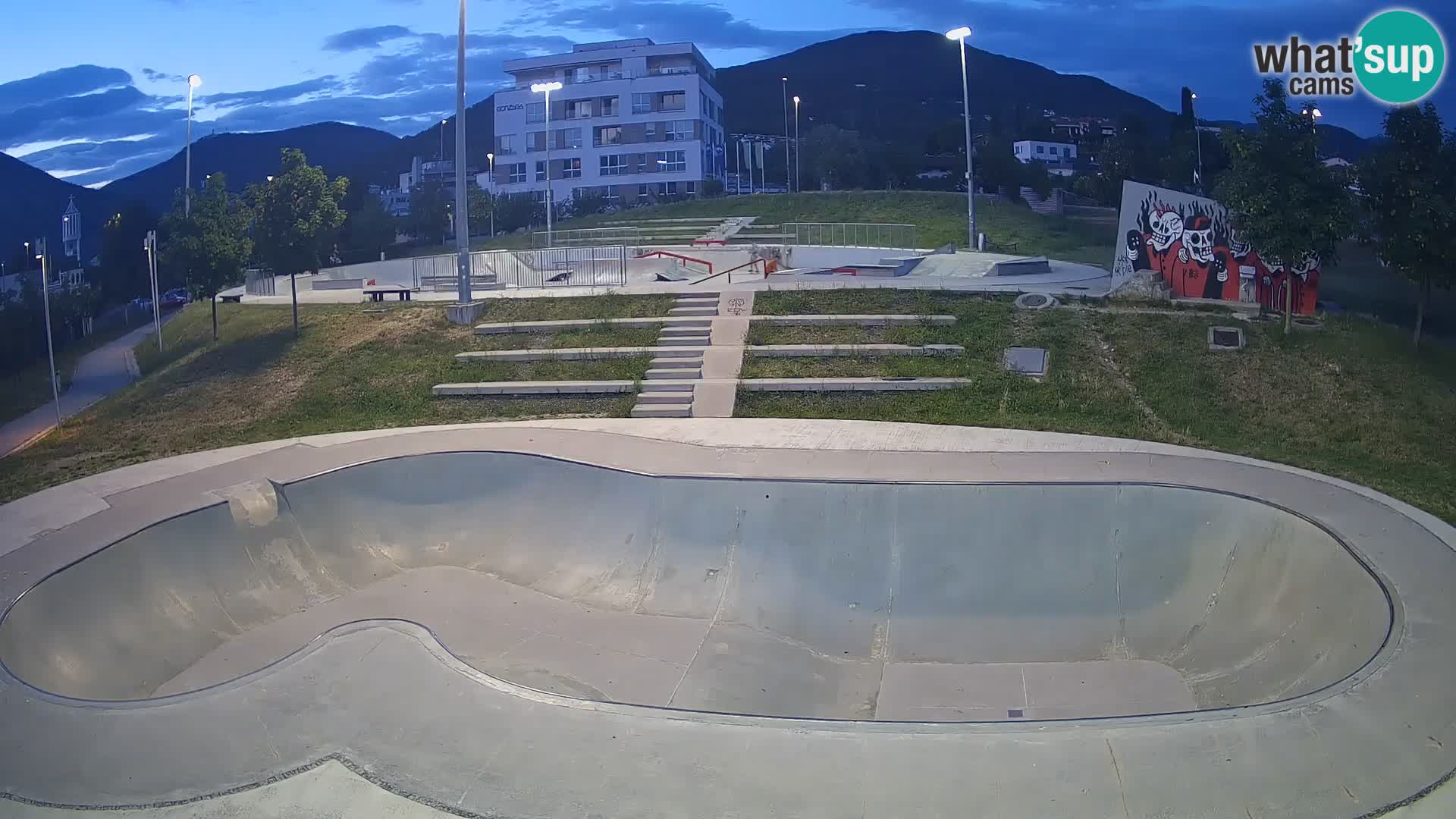Skate park live cam Nova Gorica – Slovénie