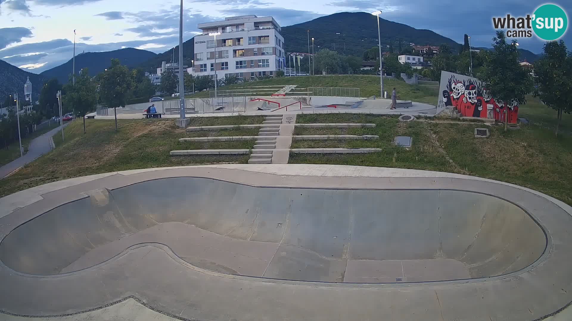 Skate park live cam Nova Gorica – Slovénie