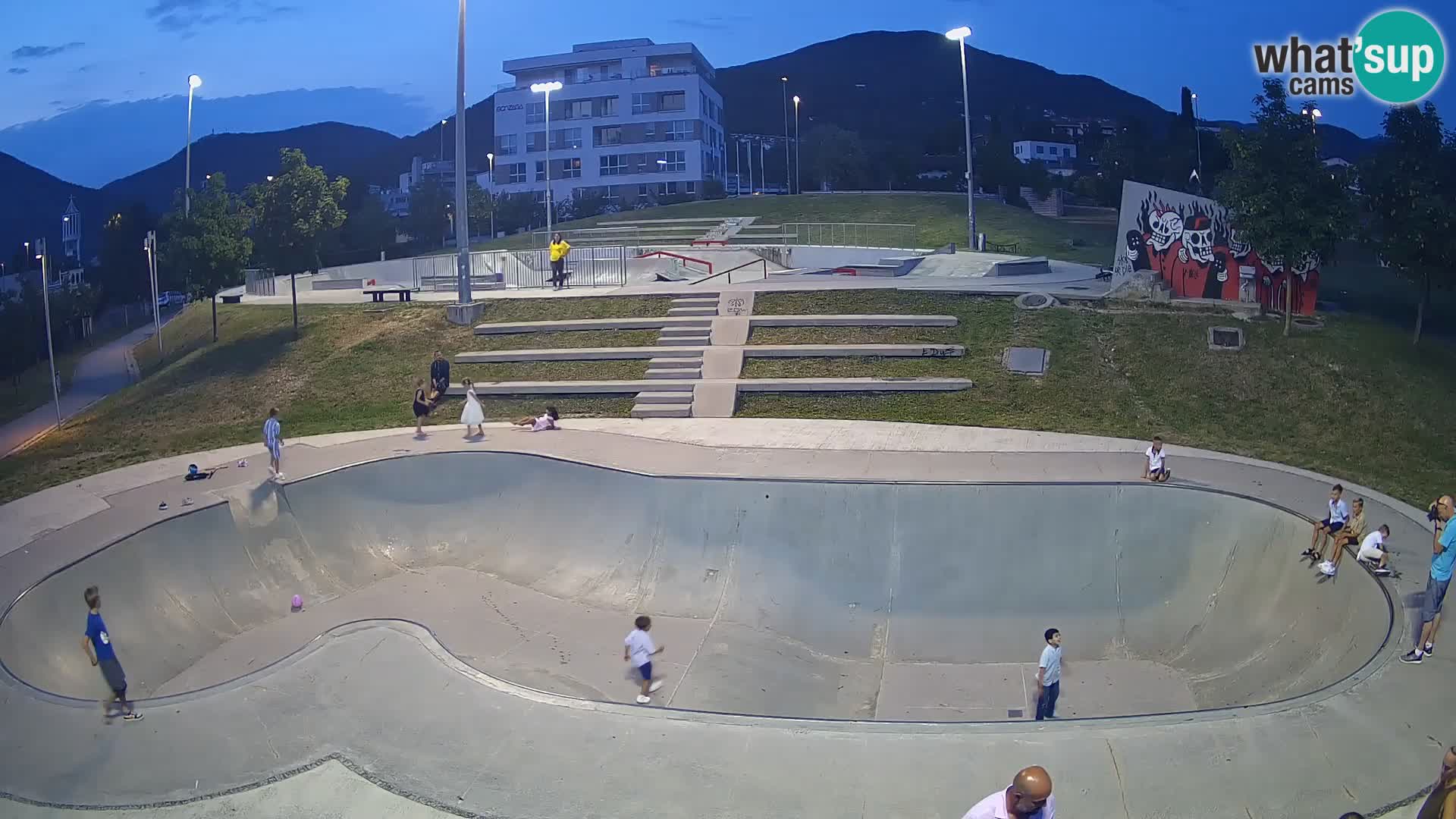 Skate park live cam Nova Gorica – Slovénie
