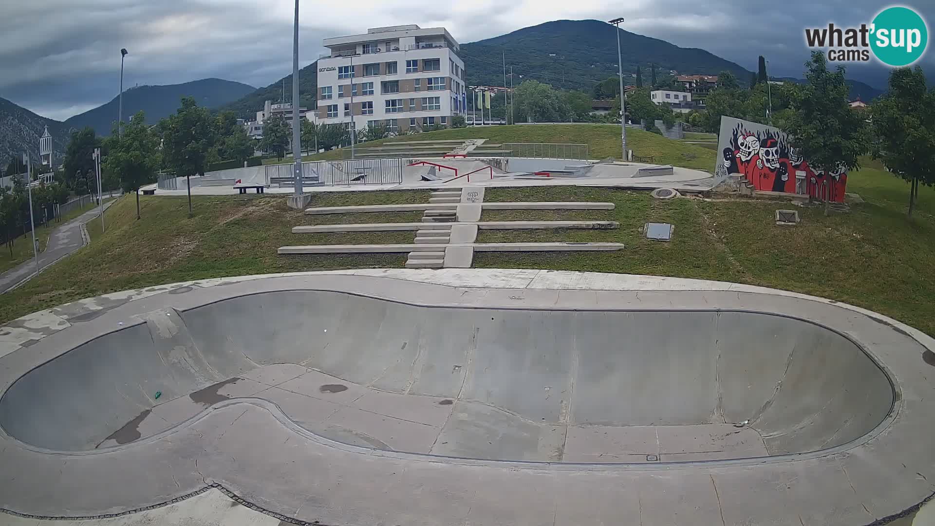 Skate park live cam Nova Gorica – Slovénie
