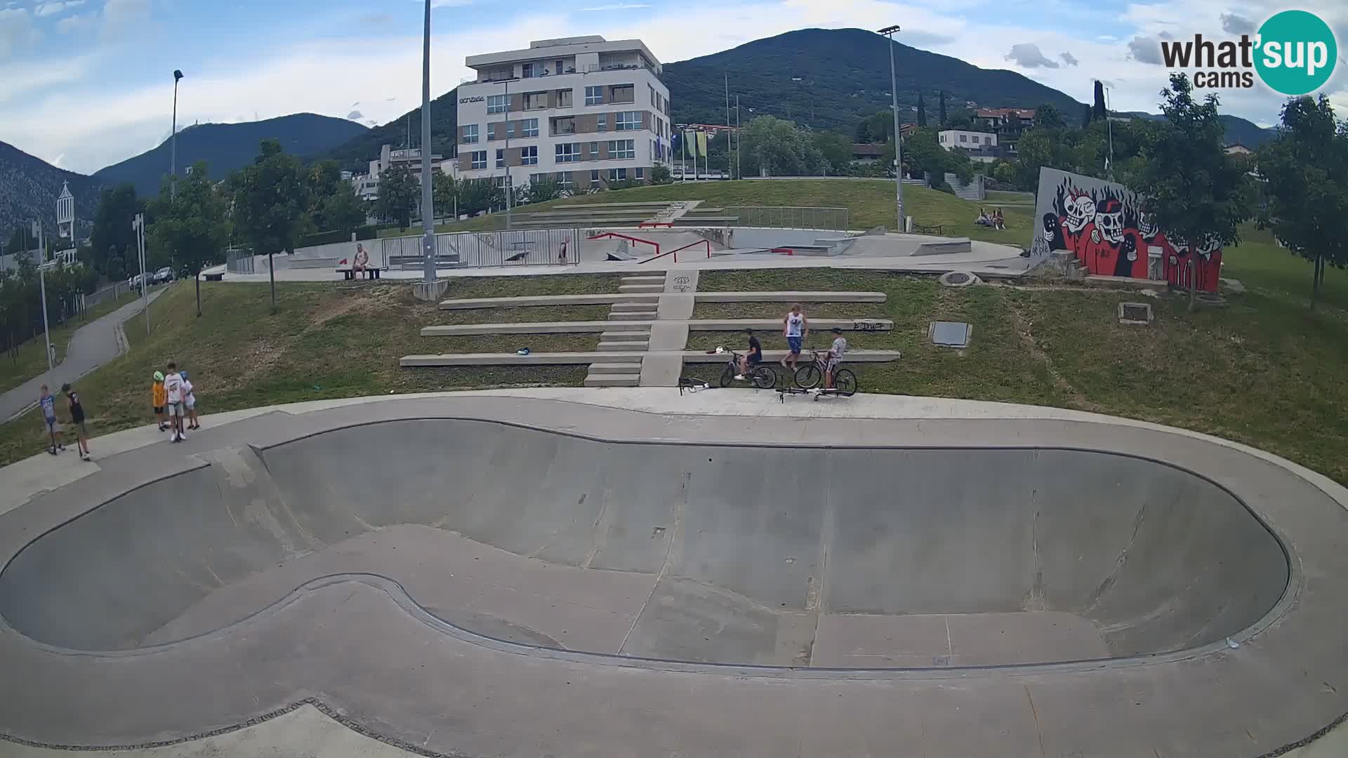 Skate park live cam Nova Gorica – Slovénie
