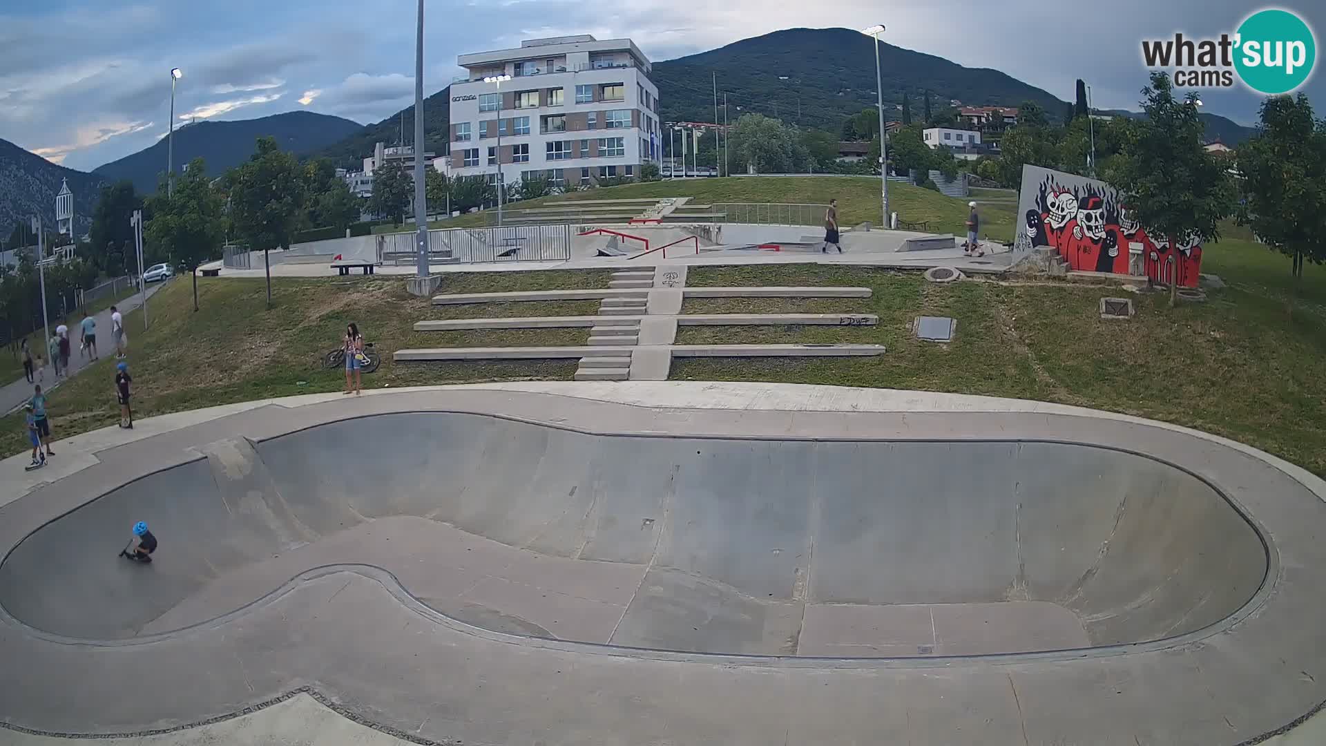Skate park live cam Nova Gorica – Slovénie