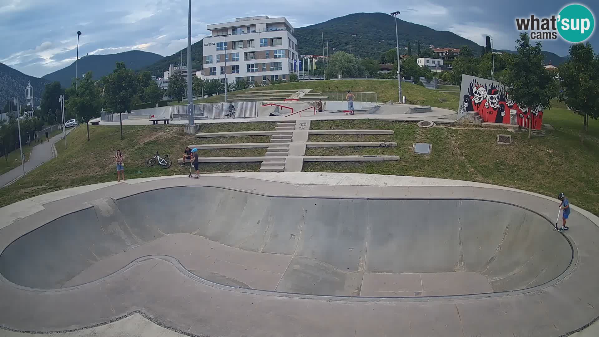 Skate park live cam Nova Gorica – Slovénie