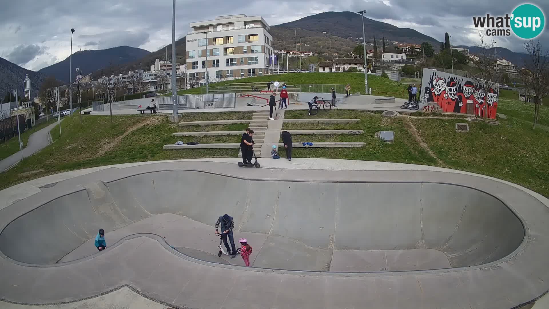 Skate park live cam Nova Gorica – Slovénie