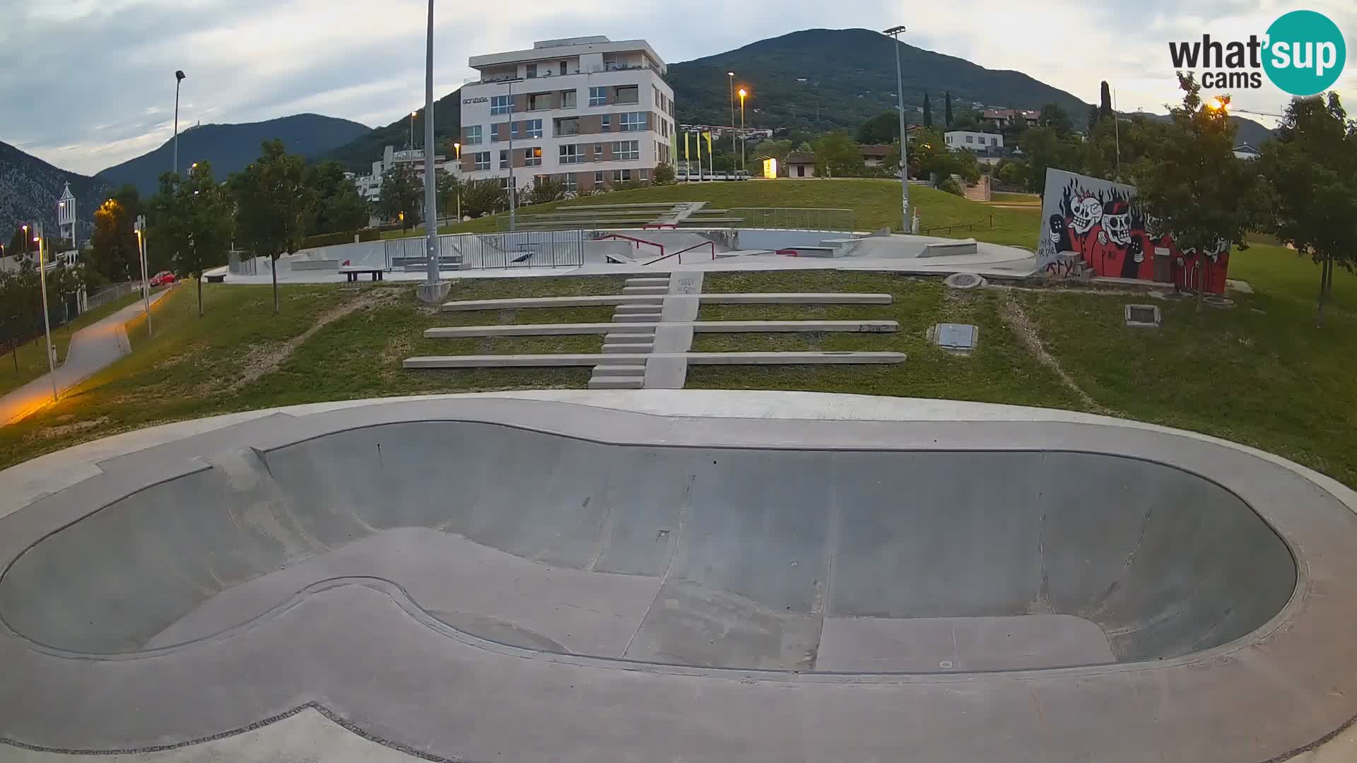 Skate park live cam Nova Gorica – Slovénie
