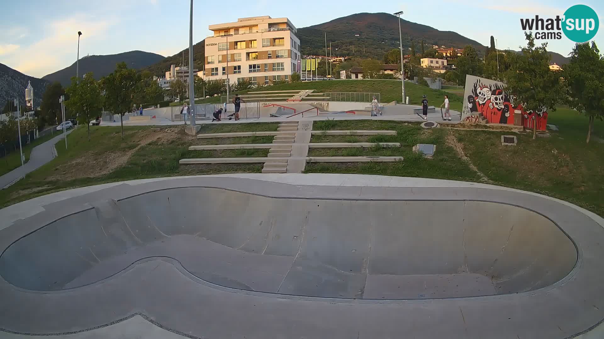 Skate park live cam Nova Gorica – Slovénie