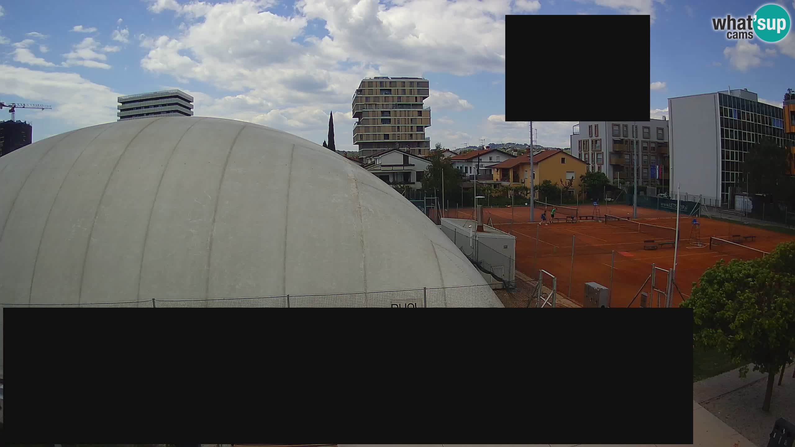 Live webcam ﻿Tennis Club Nova Gorica