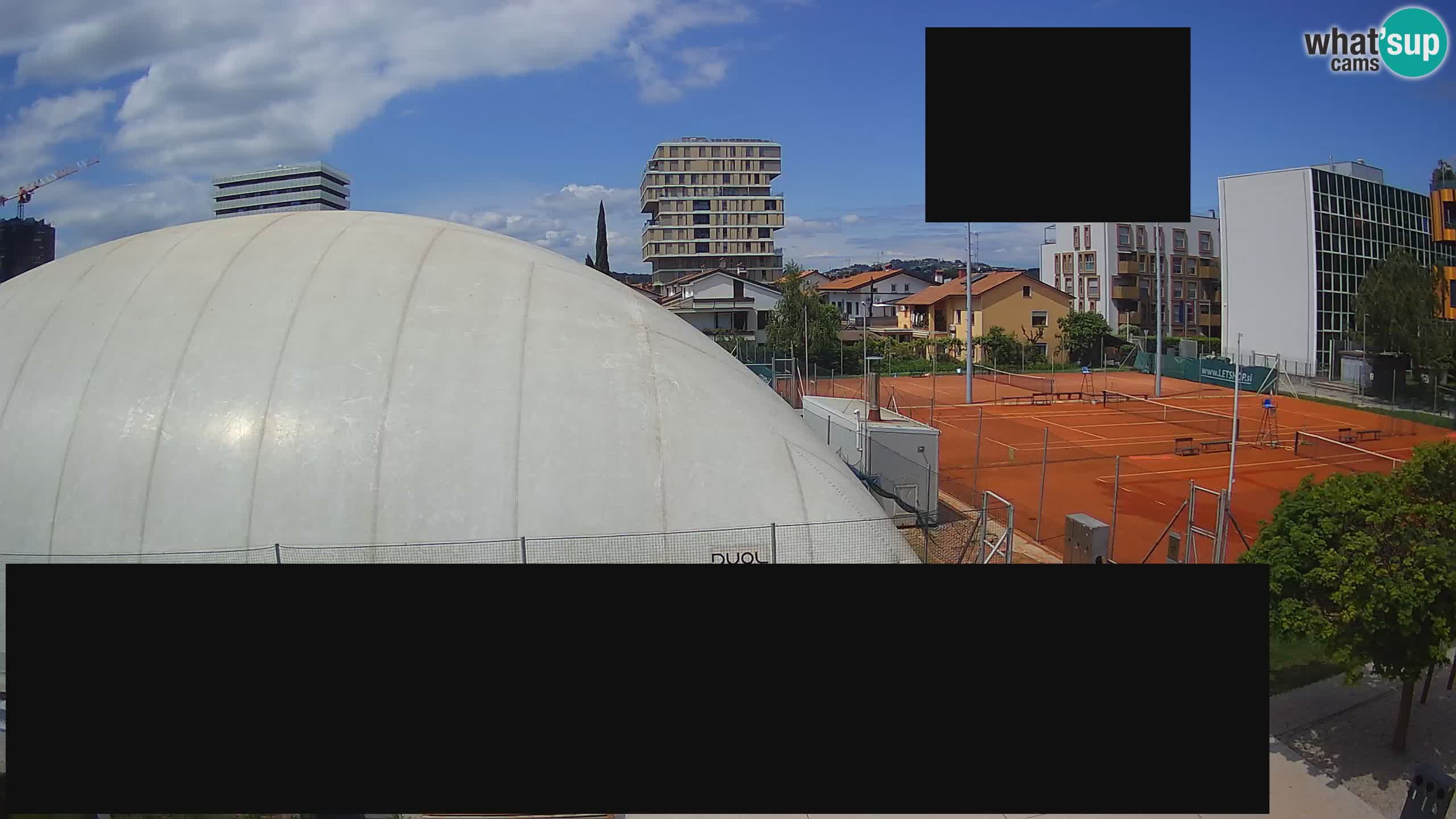 Live webcam ﻿Tennis Club Nova Gorica