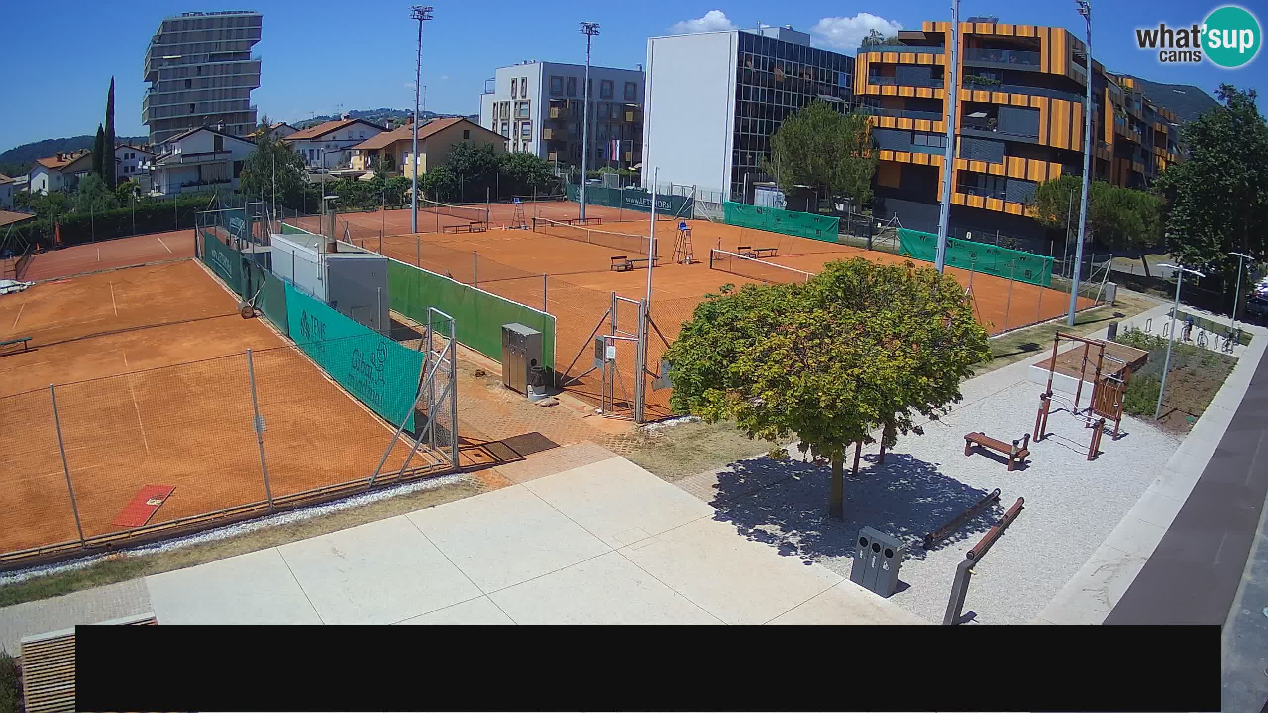 Live webcam ﻿Tennis Club Nova Gorica