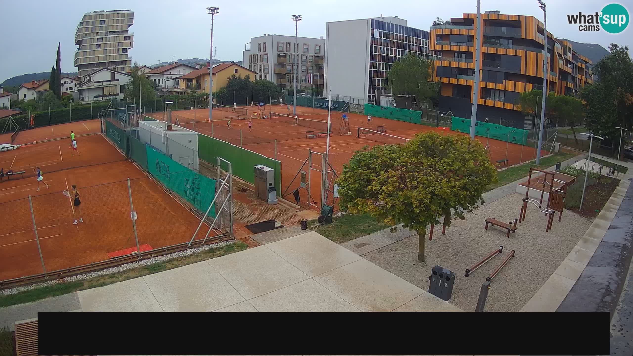 Live webcam ﻿Tennis Club Nova Gorica