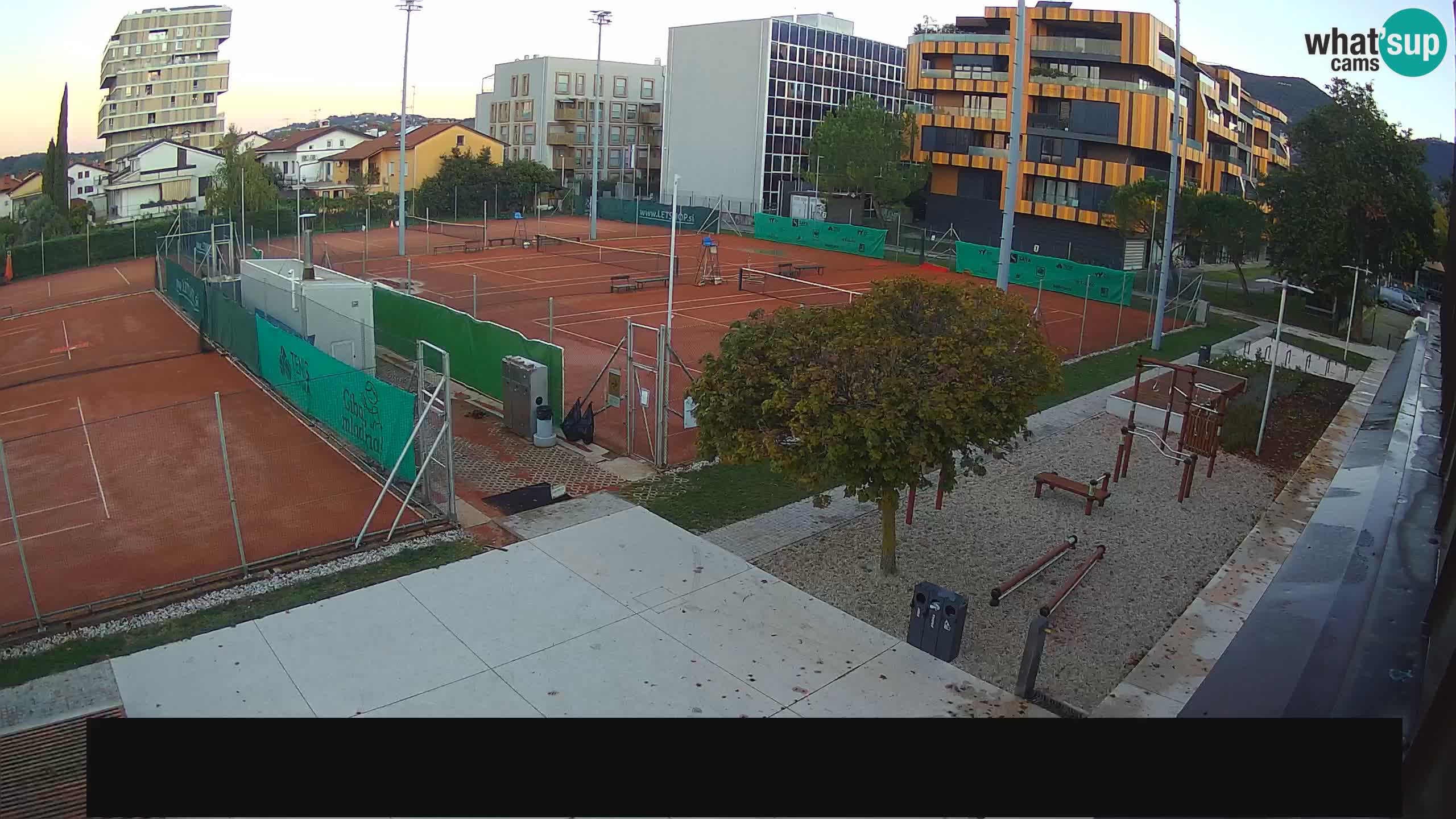 Live webcam ﻿Tennis Club Nova Gorica