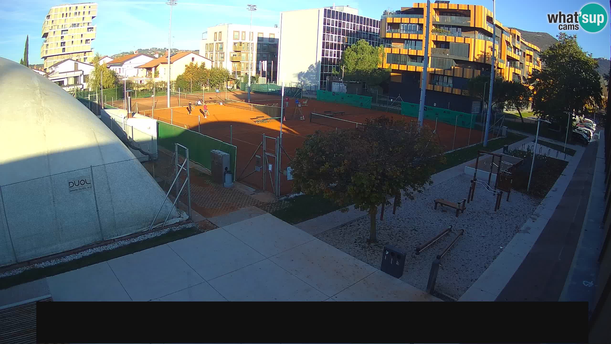 Live webcam ﻿Tennis Club Nova Gorica