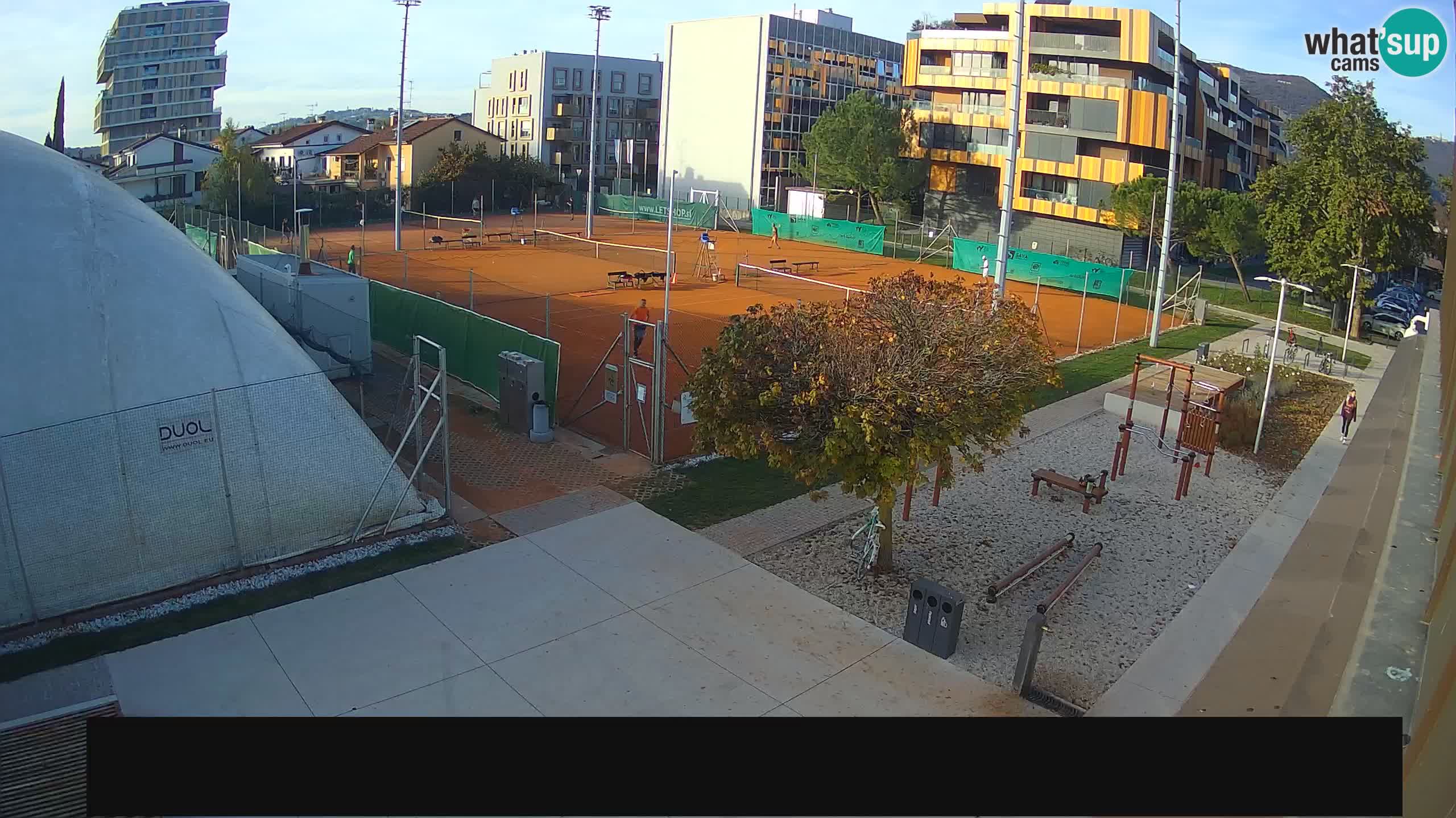 Live webcam ﻿Tennis Club Nova Gorica