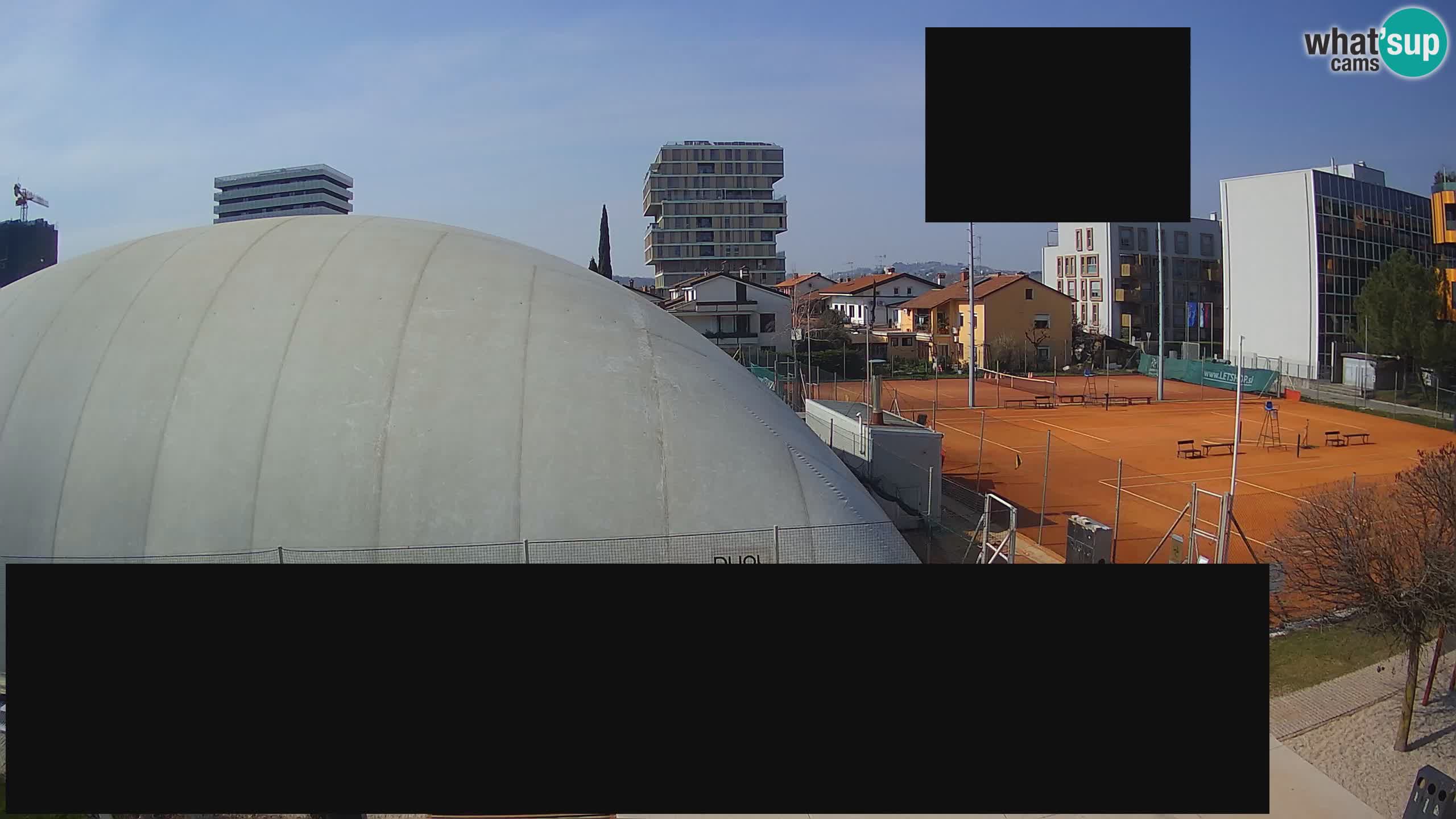 Live webcam ﻿Tennis Club Nova Gorica