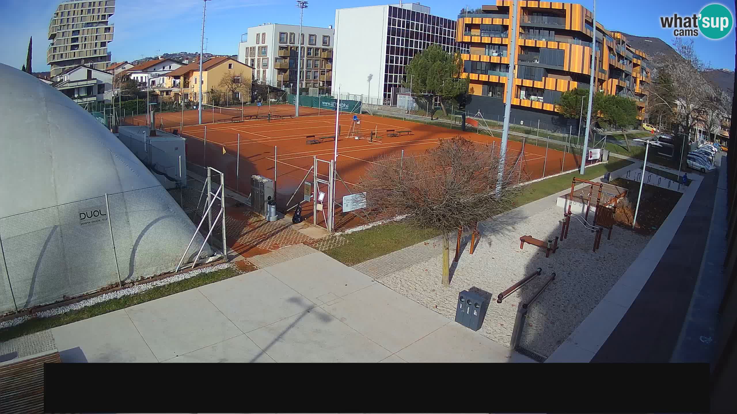 Live webcam ﻿Tennis Club Nova Gorica