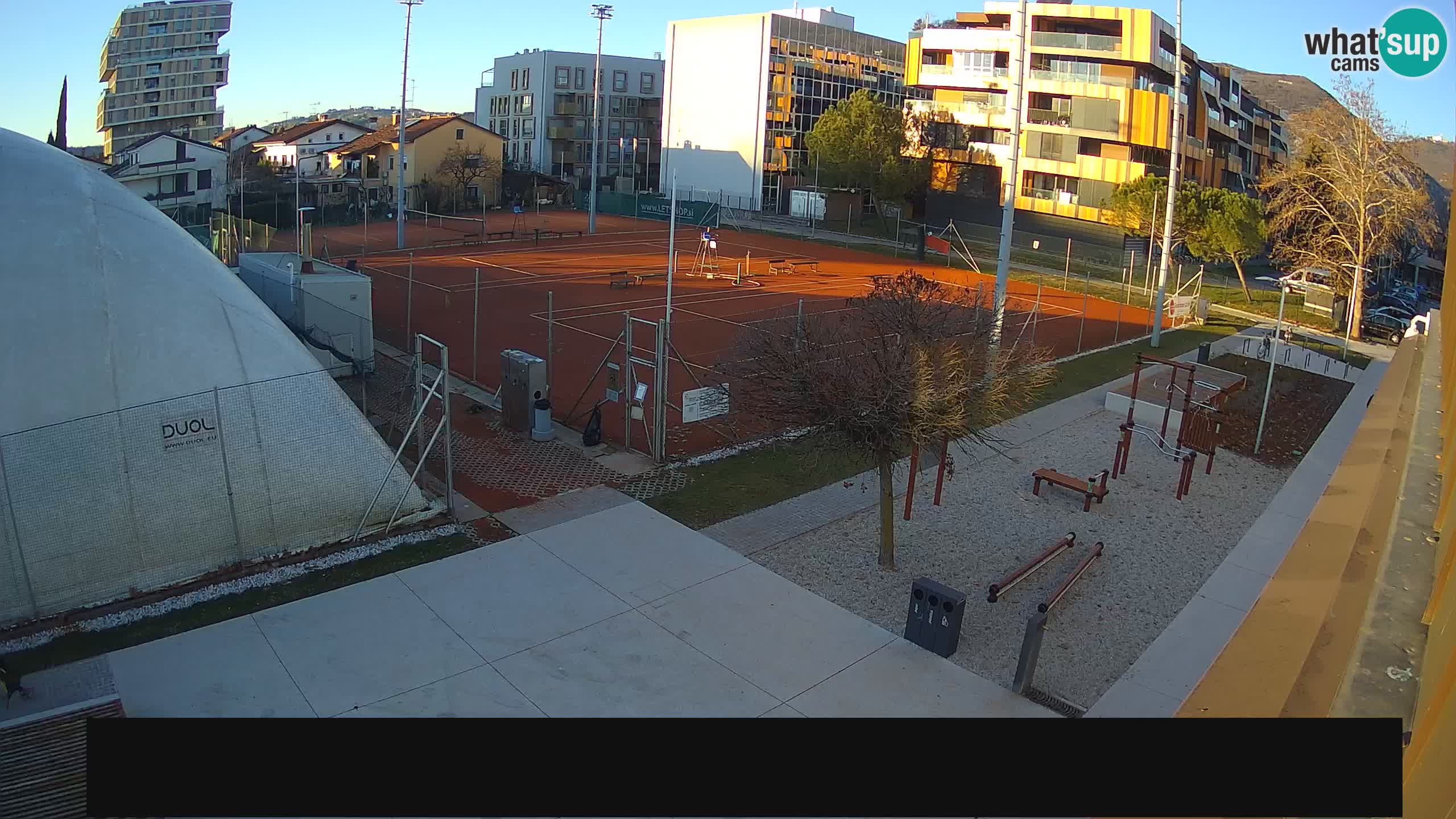 Live webcam ﻿Tennis Club Nova Gorica