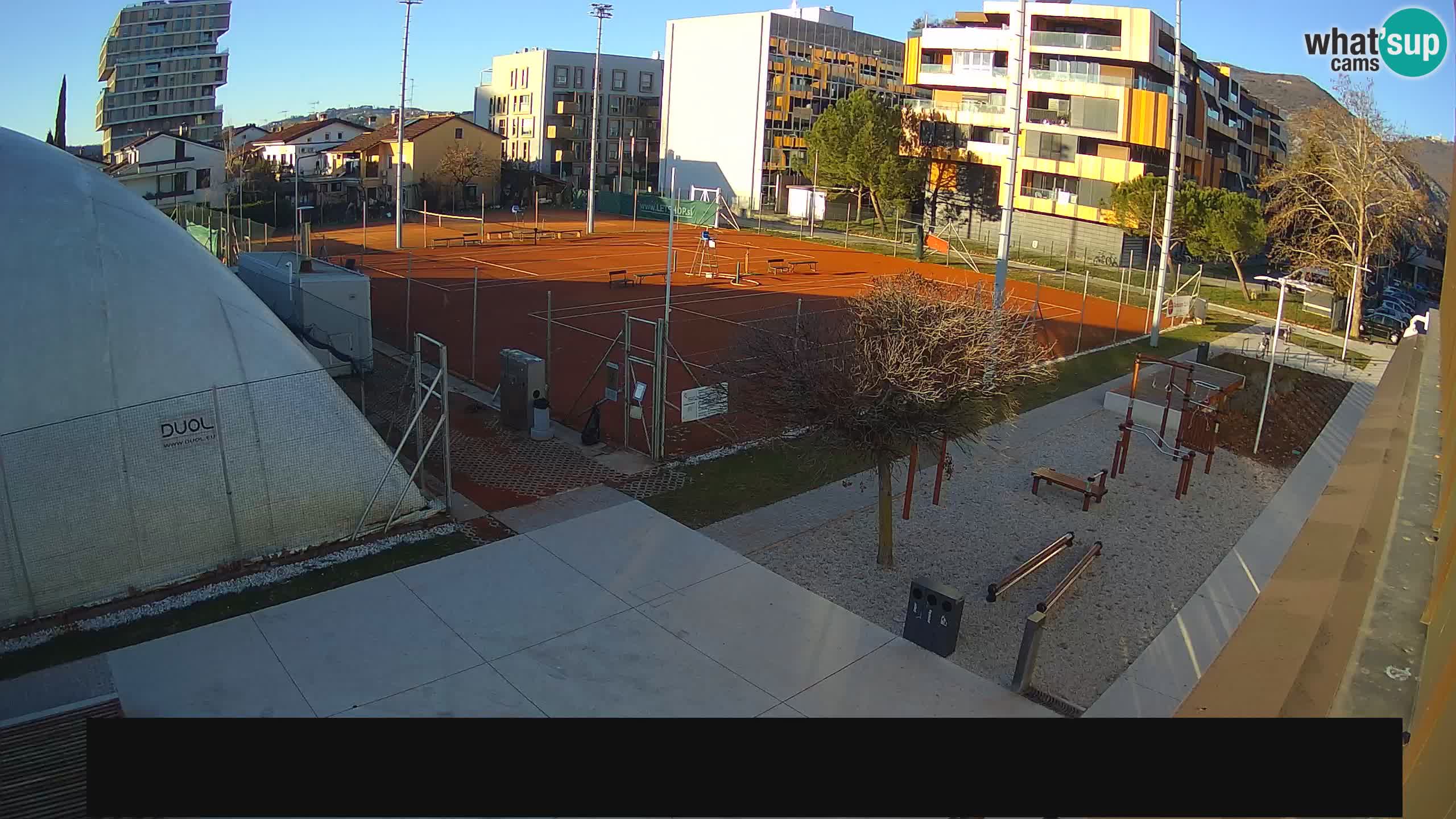 Live webcam ﻿Tennis Club Nova Gorica