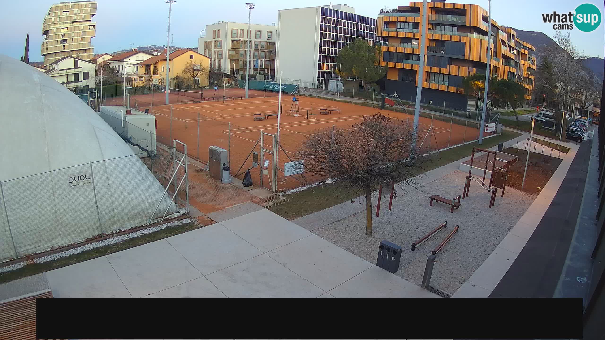 Live webcam ﻿Tennis Club Nova Gorica