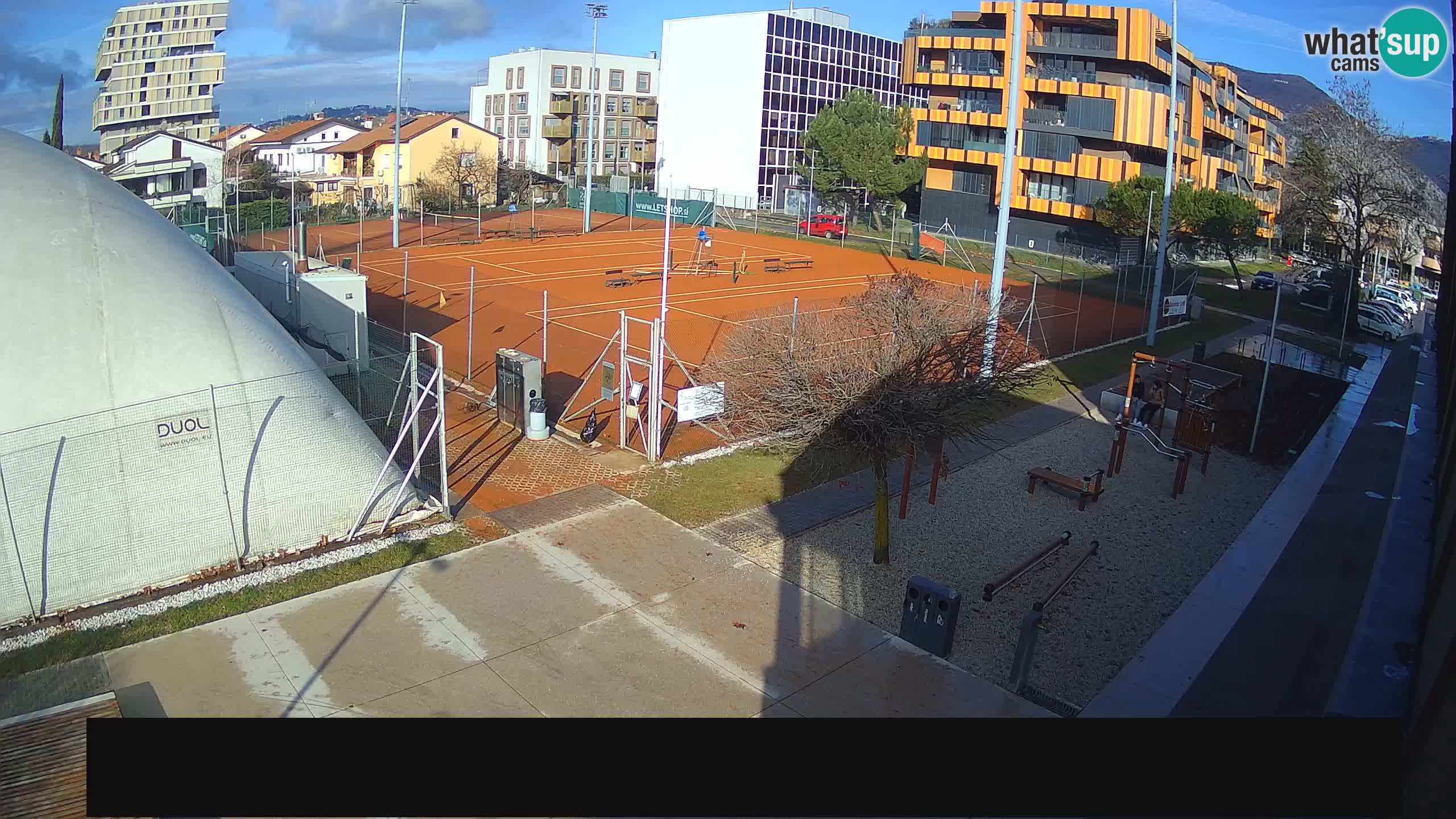 Live webcam ﻿Tennis Club Nova Gorica