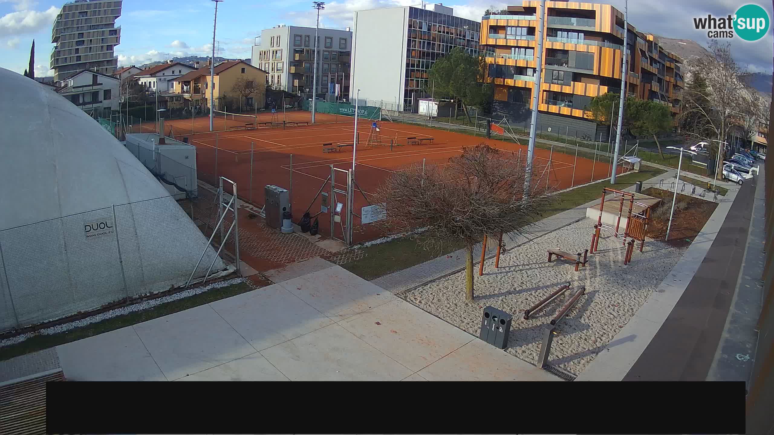 Live webcam ﻿Tennis Club Nova Gorica