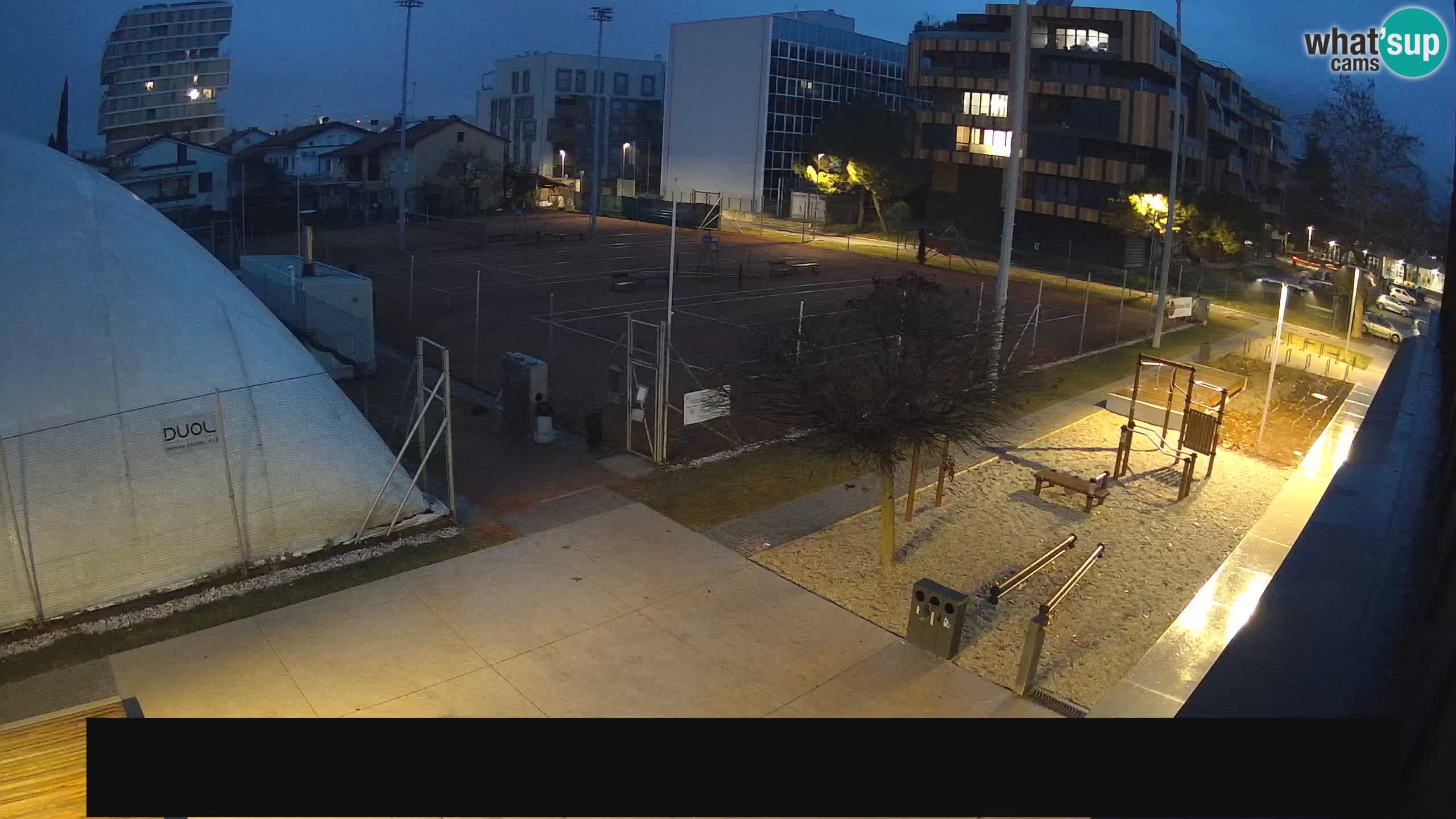 Live webcam ﻿Tennis Club Nova Gorica