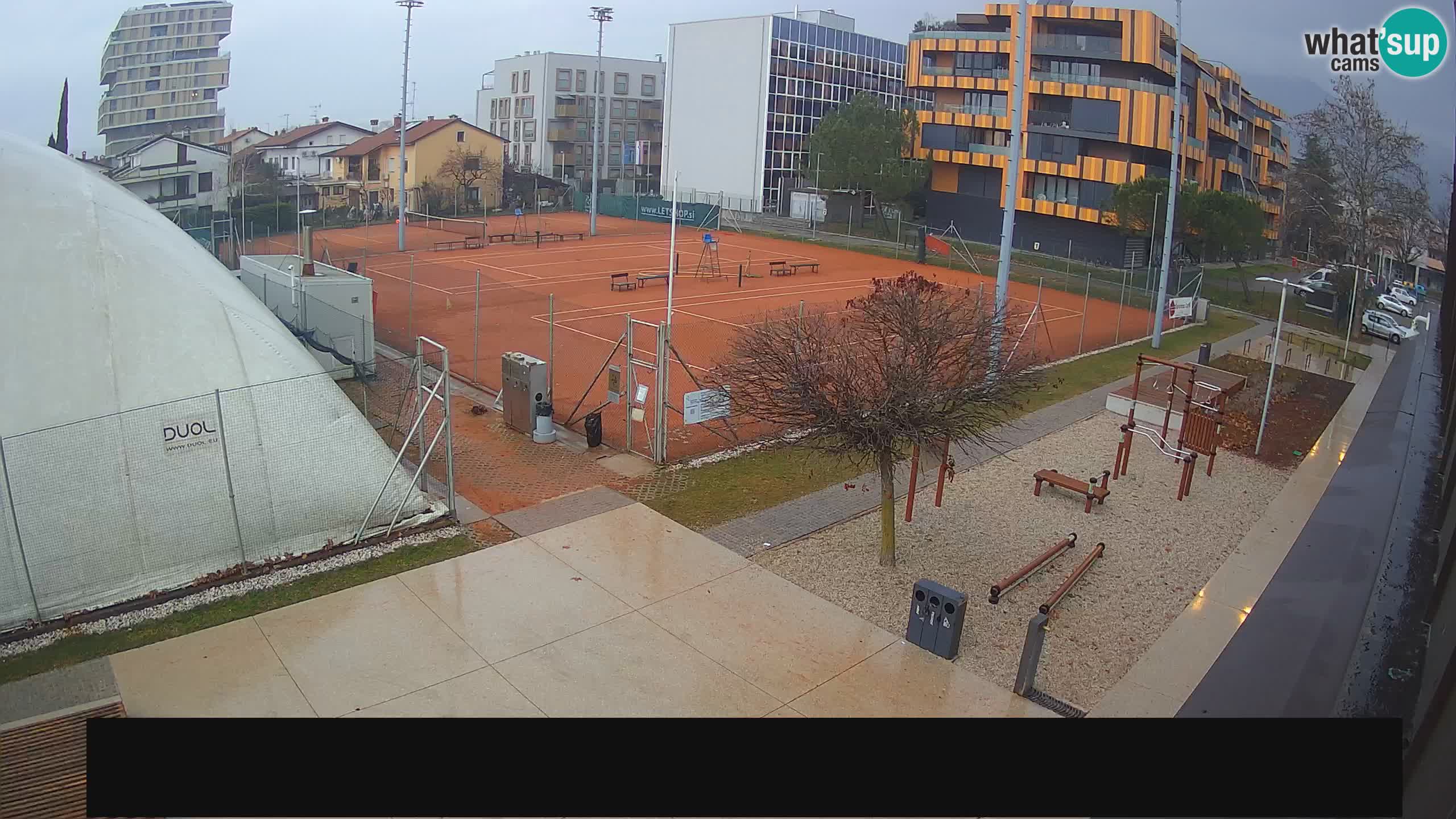 Live webcam ﻿Tennis Club Nova Gorica