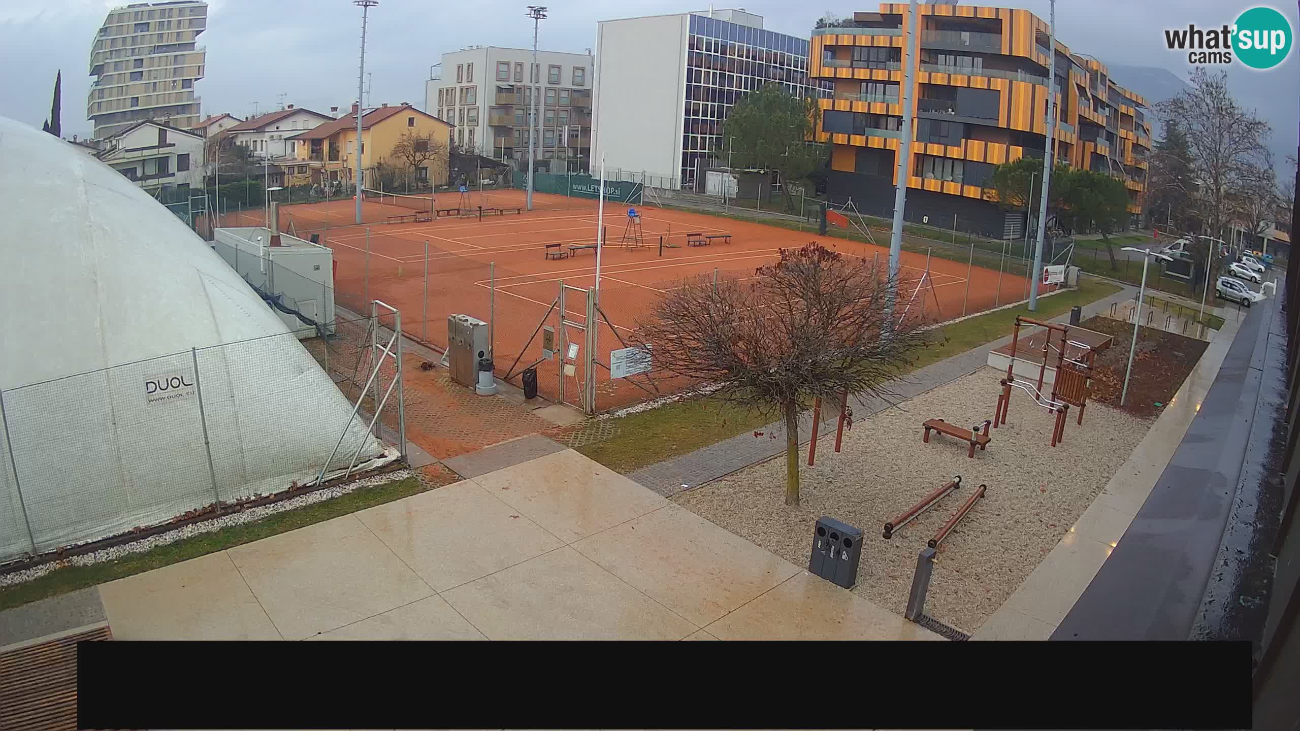 Live webcam ﻿Tennis Club Nova Gorica