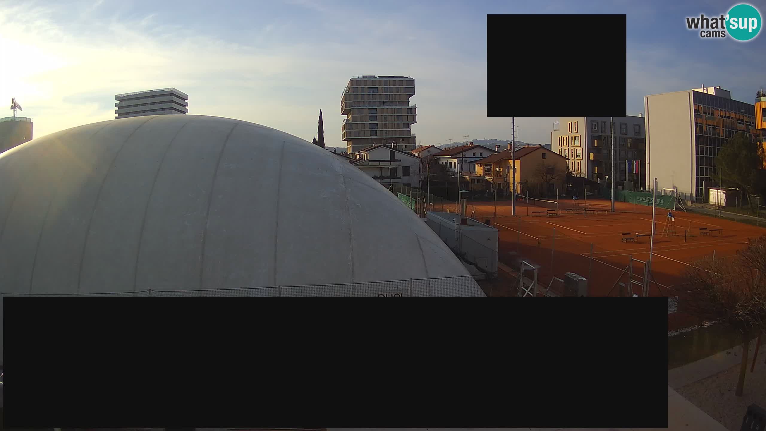 Live webcam ﻿Tennis Club Nova Gorica