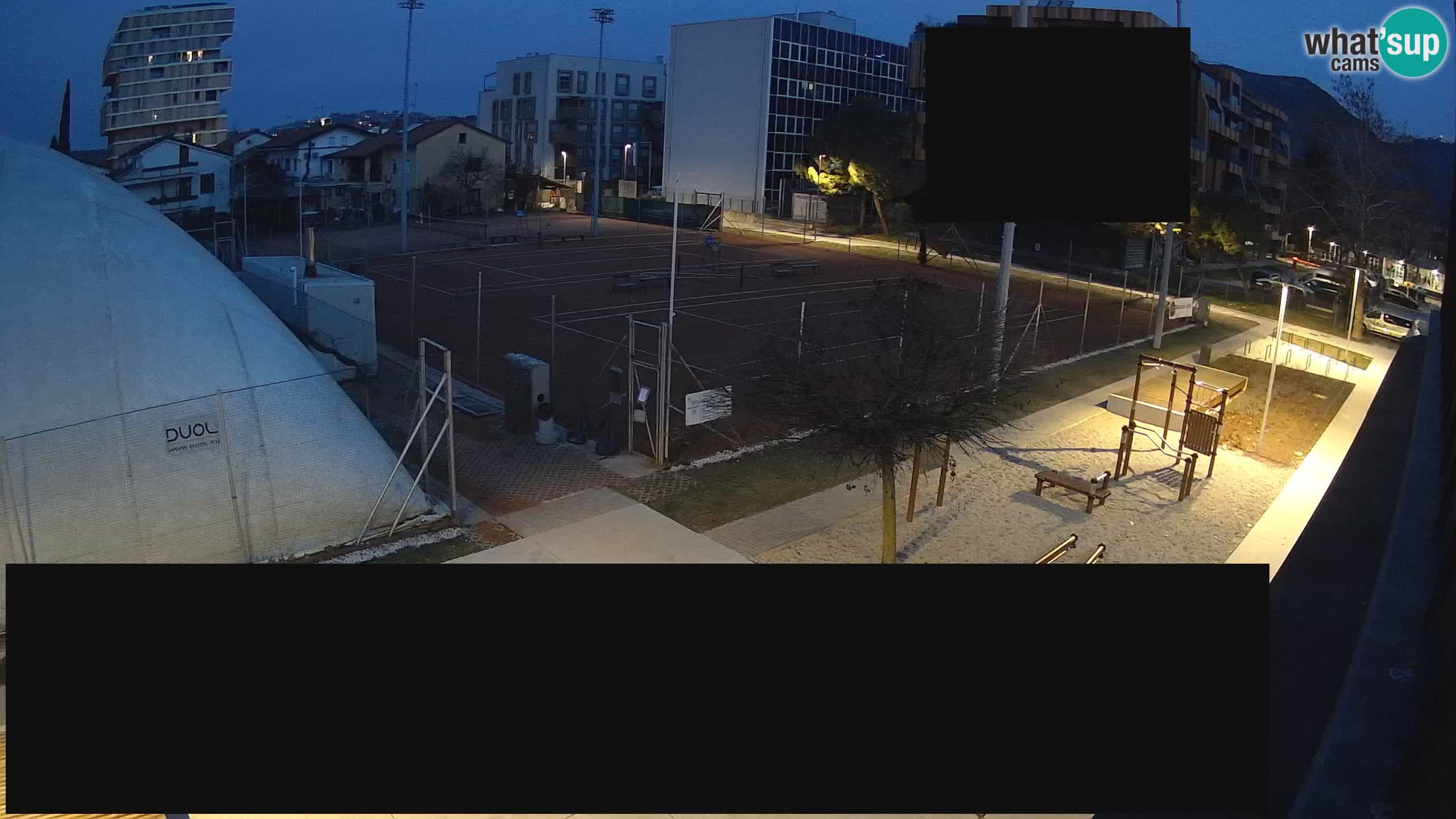 Live webcam ﻿Tennis Club Nova Gorica