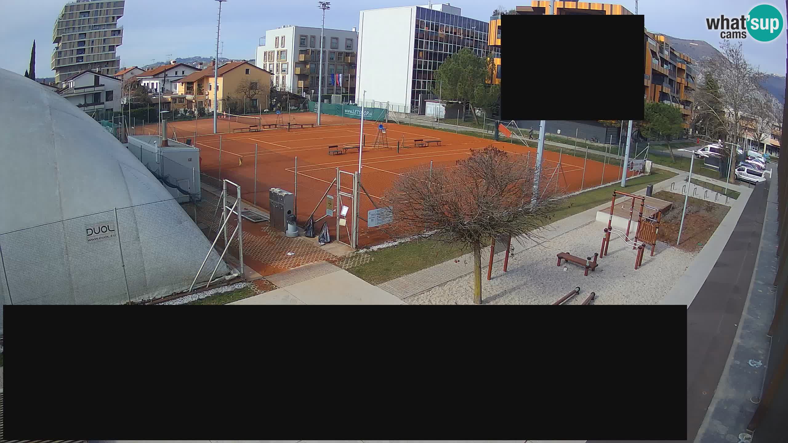 Live webcam ﻿Tennis Club Nova Gorica